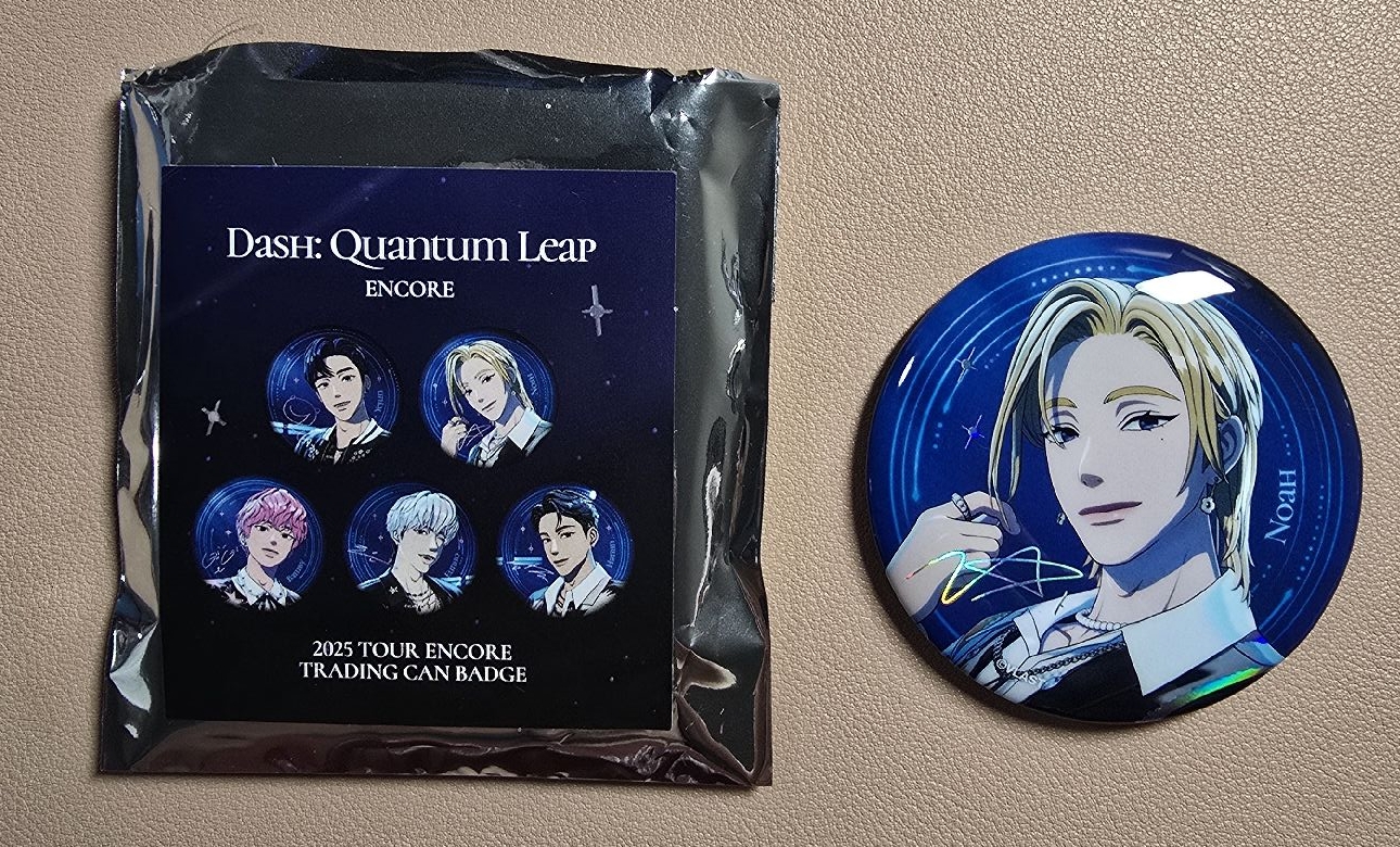 2025 TOUR ENCORE TRADING CAN BADGE 노아