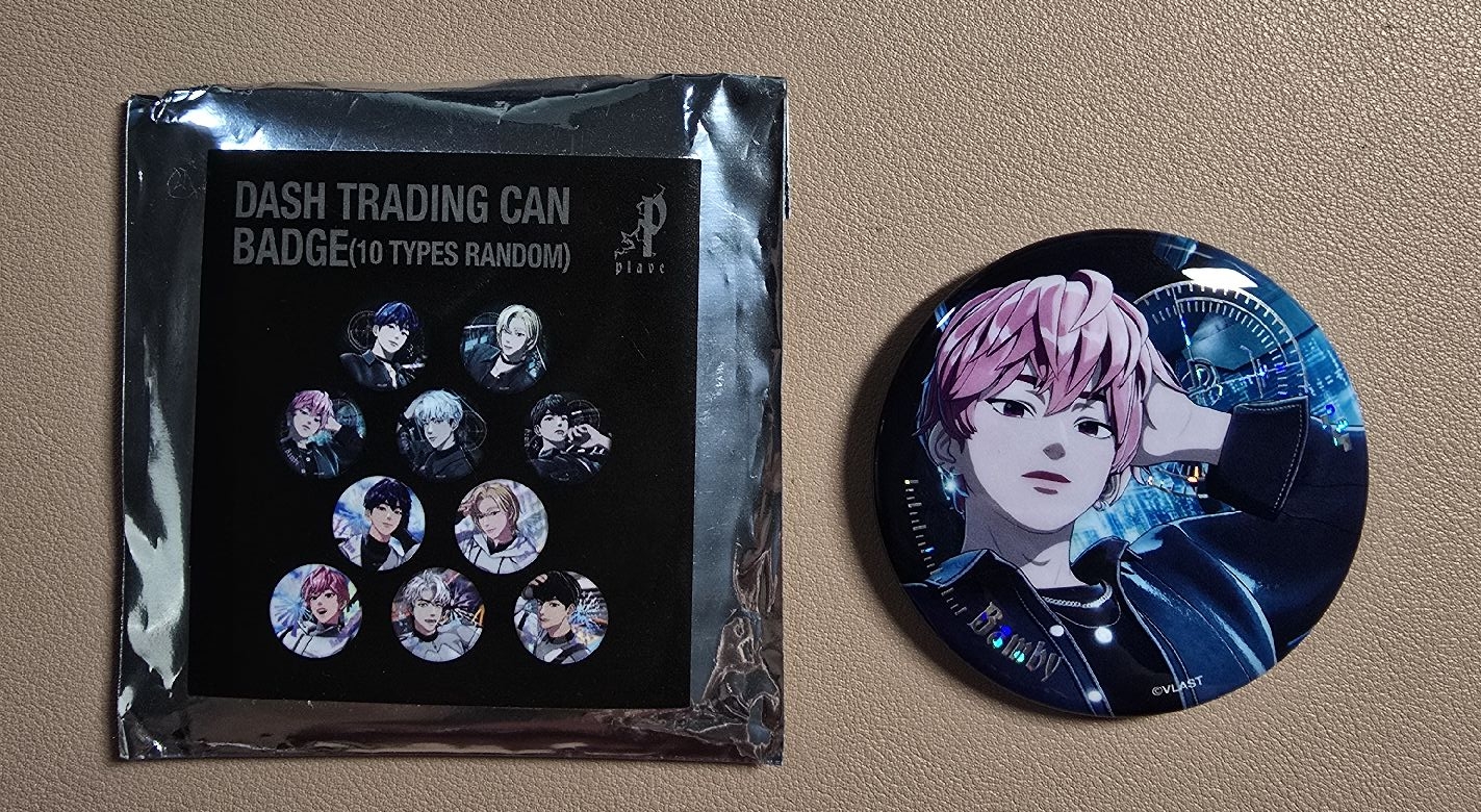 DASH TRADING CAN BADGE 밤비