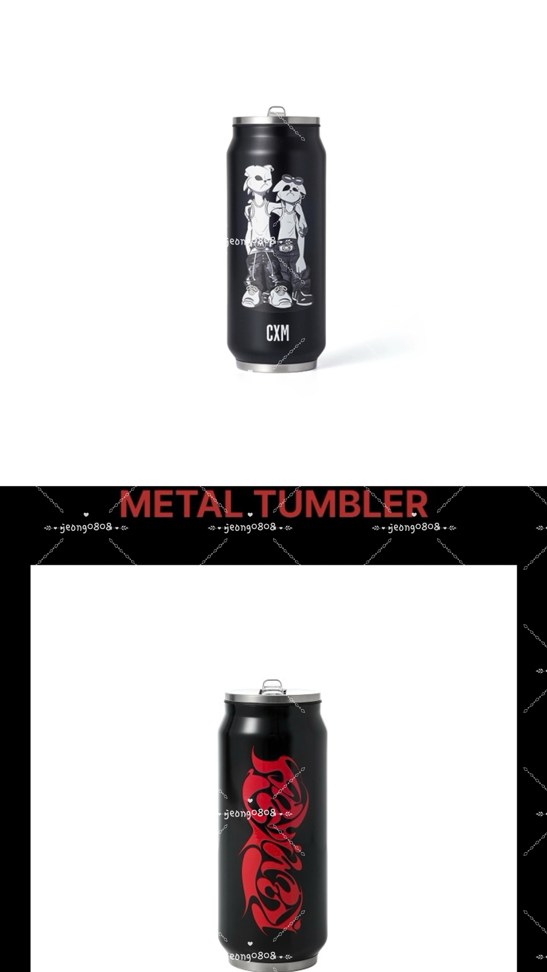 Metal Tumbler DOUBLE UP WARNING
