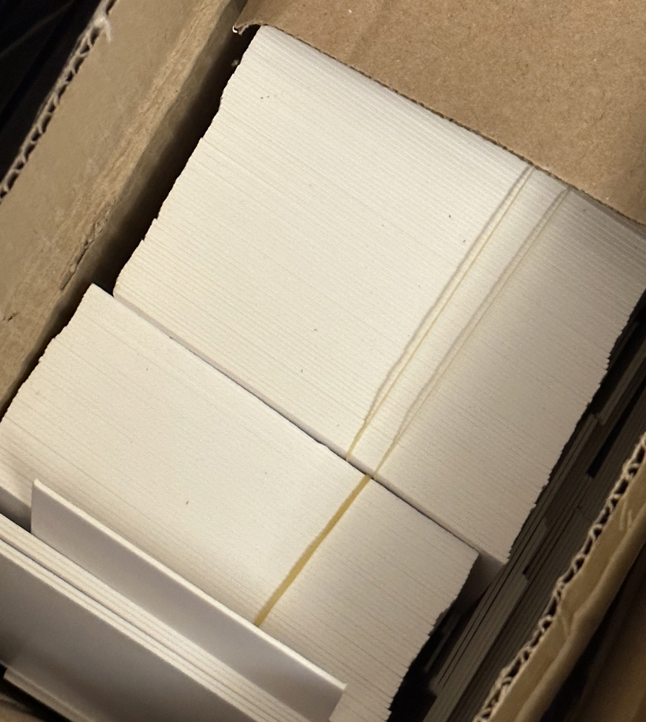 白色硬紙板（一份10片）