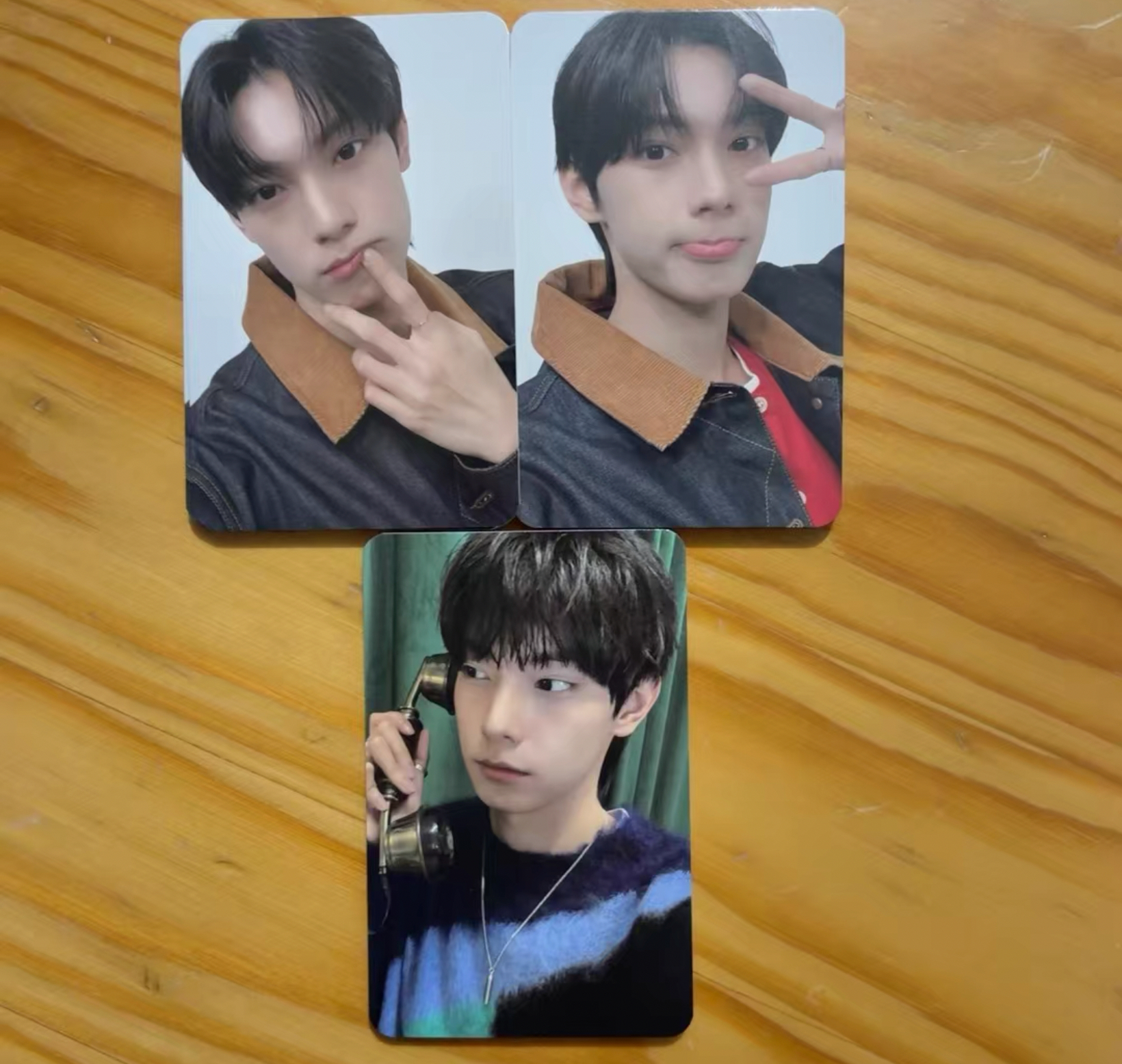 bstage 簽售卡三張一套