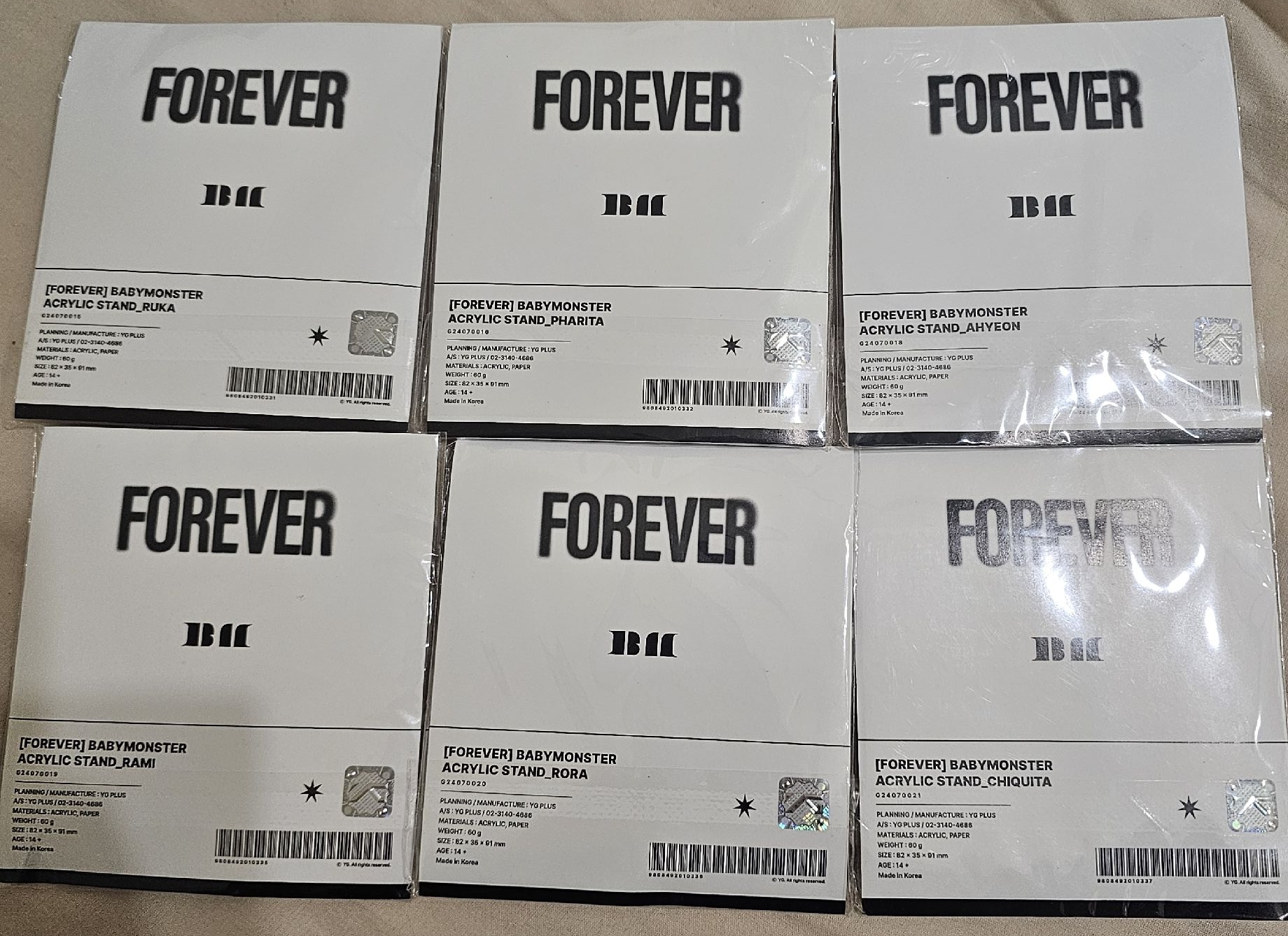 Babymonster 立牌 Forever 