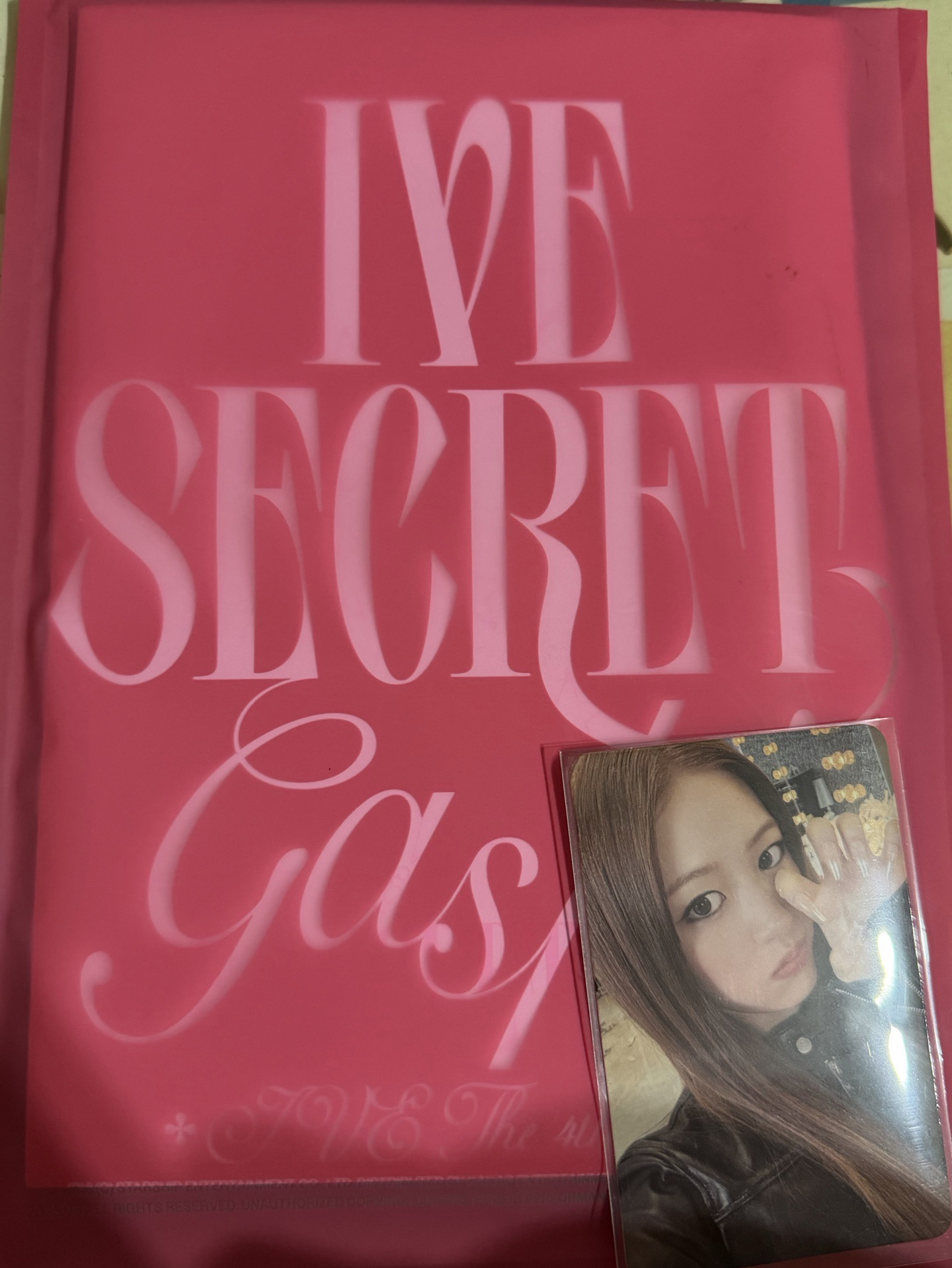 IVE  secret已拆紅版安全專 五大購入 非簽售專