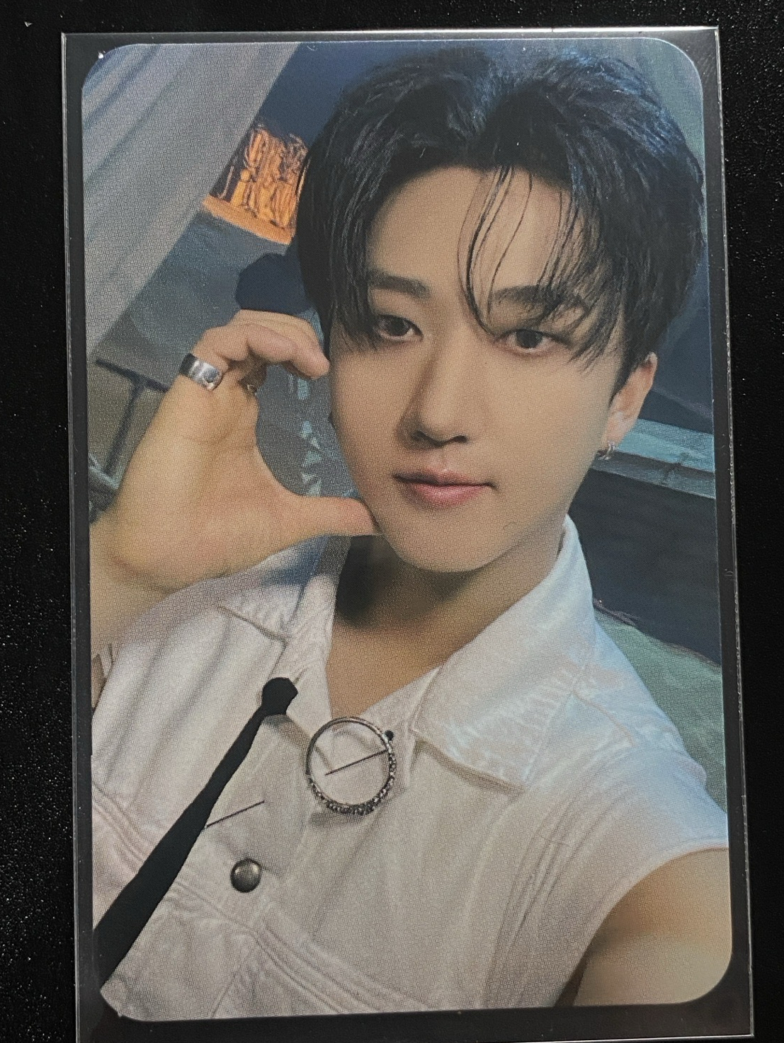 徐彰彬 樂STAR JYP 特典 白色背心 臉頰心