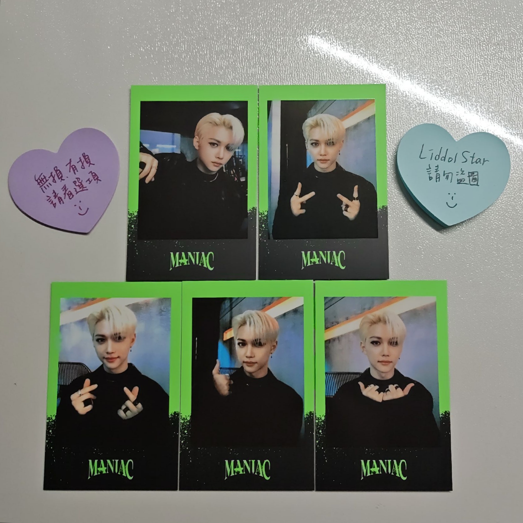 Stray Kids 龍馥 MANIAC 滿額卡 拍立得