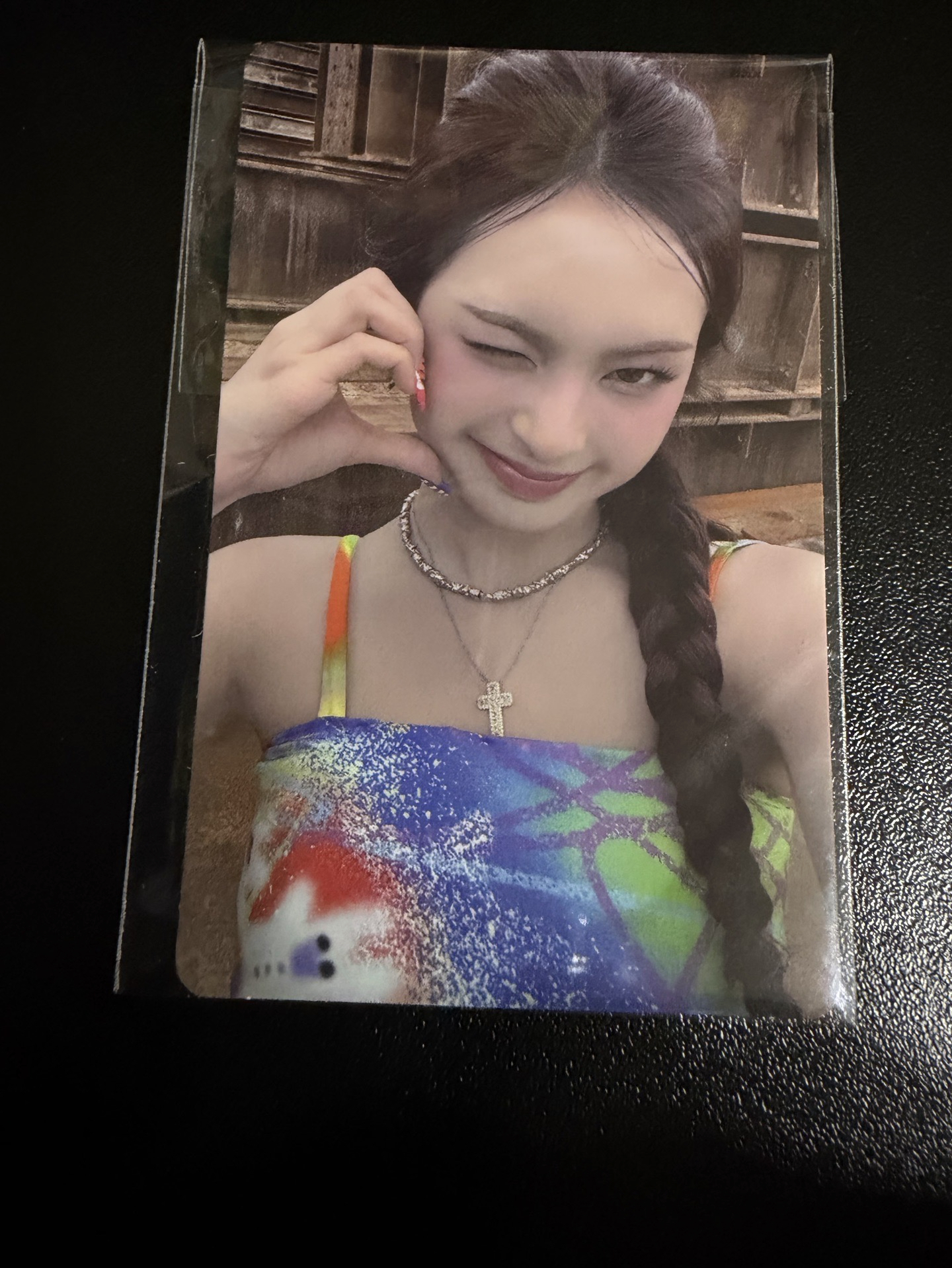 黑球吊飾小卡-柒