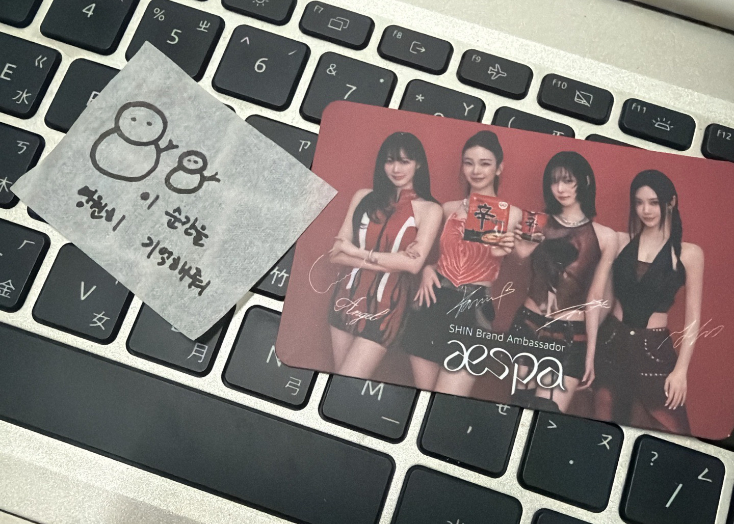 冬冬紙花+辛拉麵團卡紅