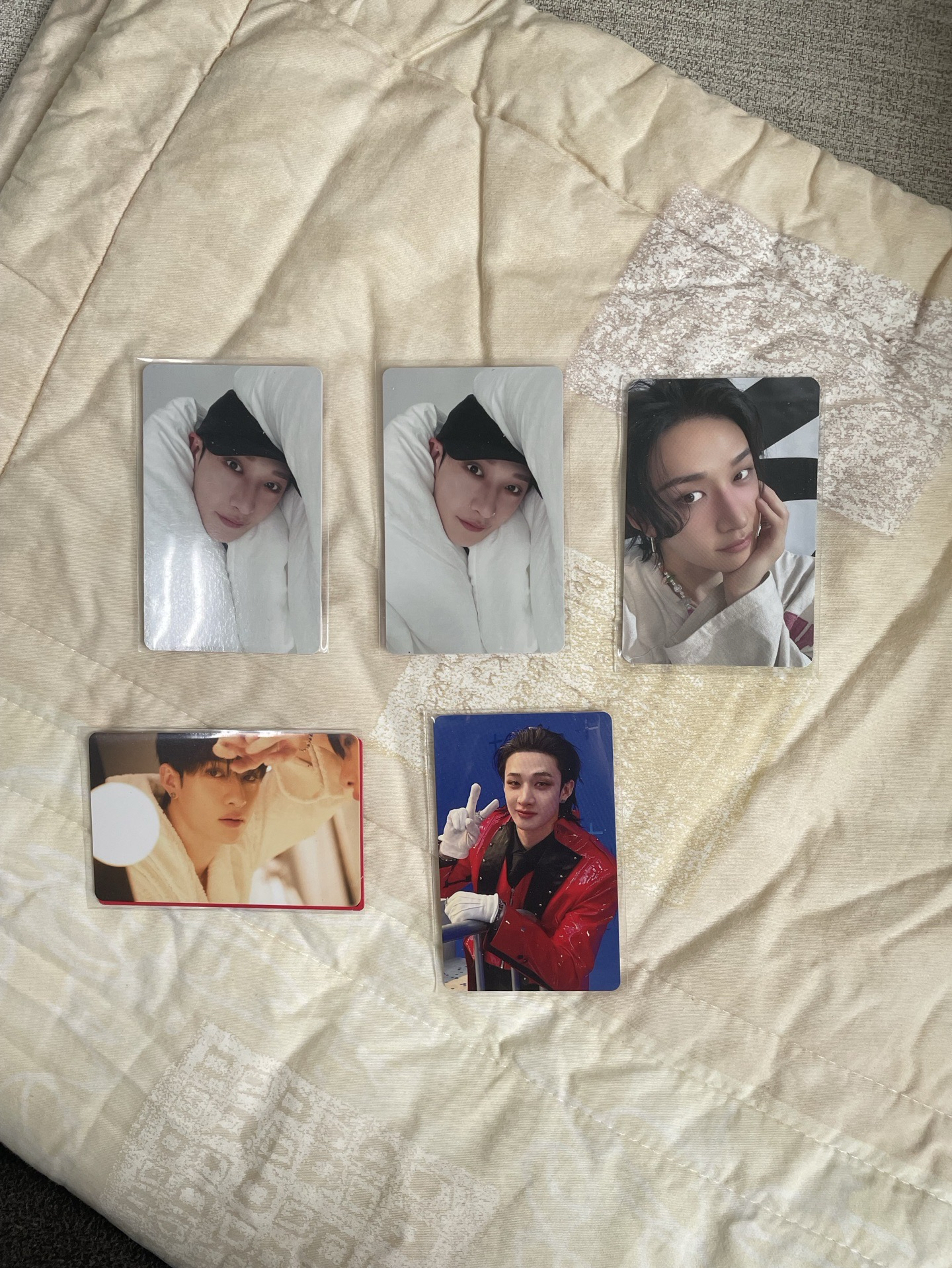 Stray kids 方燦 小卡 棉被燦