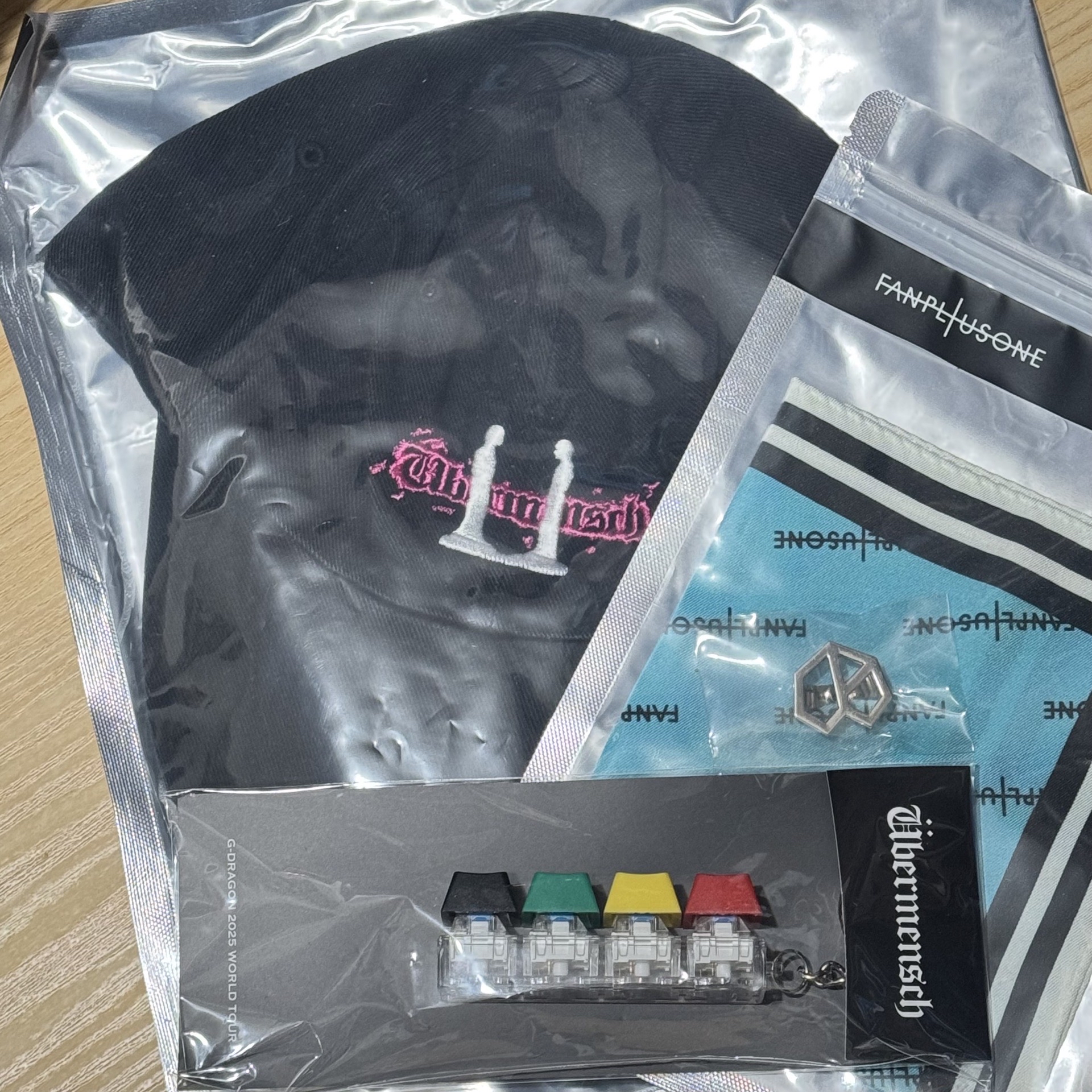 GD 場週 帽子 手燈裝飾組 鍵帽吊飾