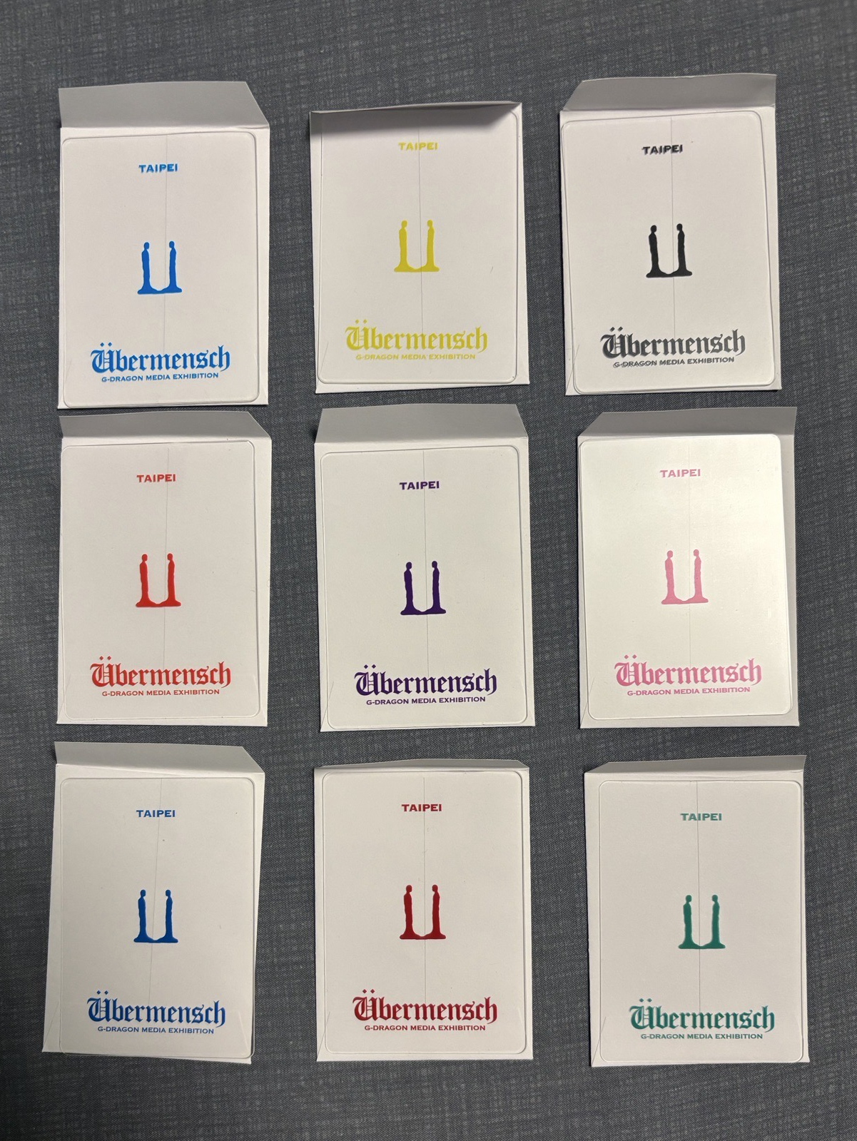 G-Dragon MEDIA EXHIBITION : Übermensch 展覽臺北限定入場小卡