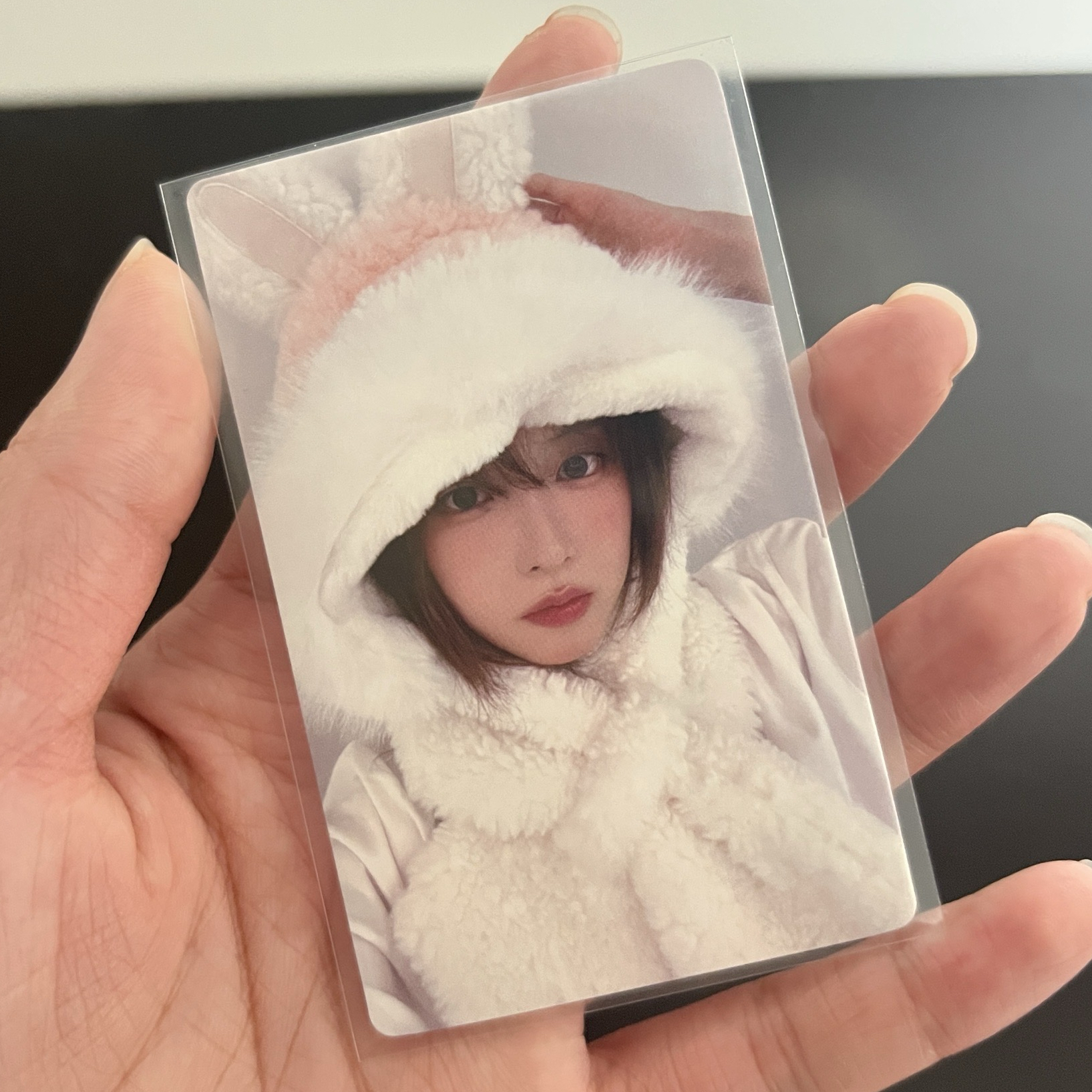 NMIXX 正規一 Blue Valentine JU簽售卡 溫馨兔子 智友 Jiwoo