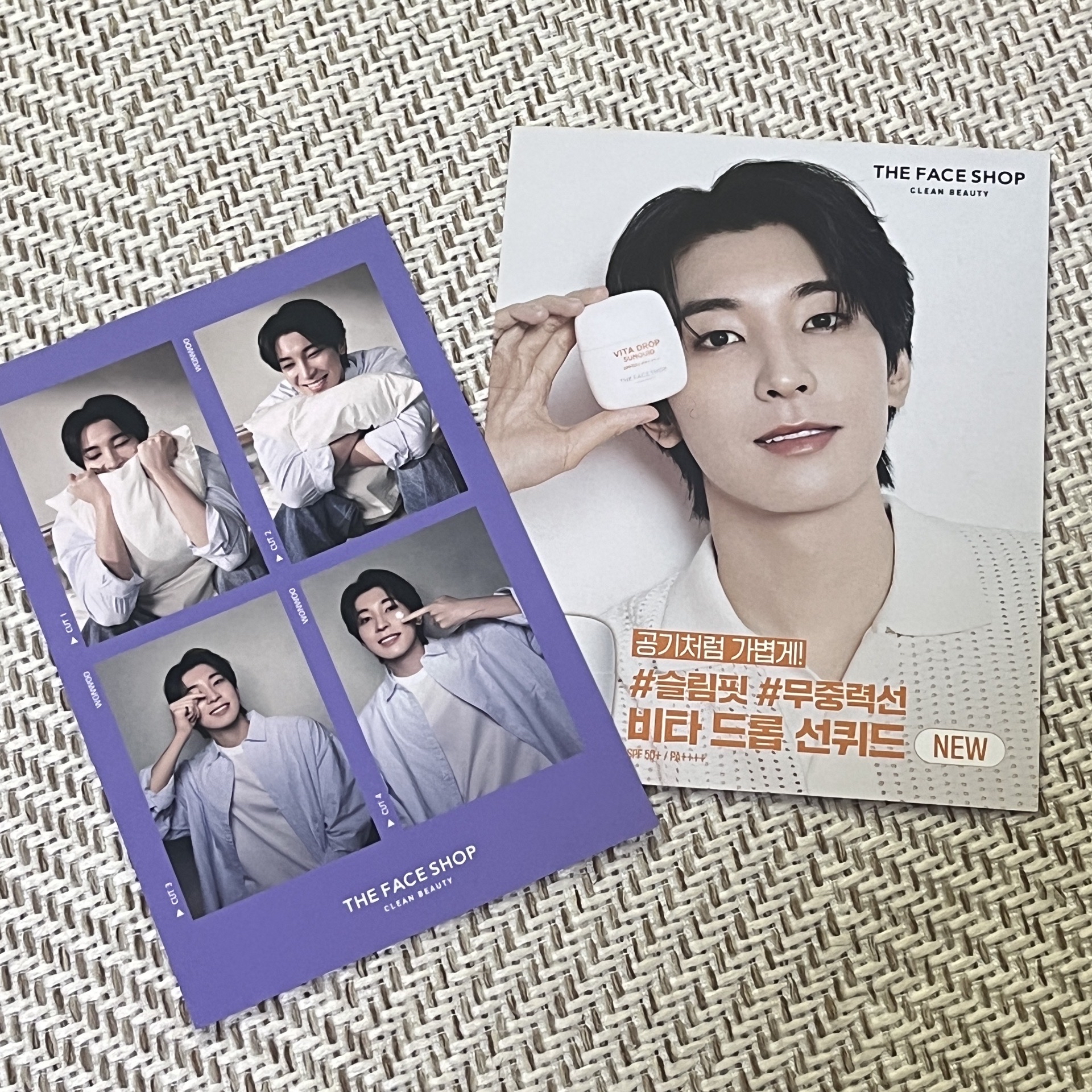 圓 代言 代言卡 The Face Shop 人生四格照