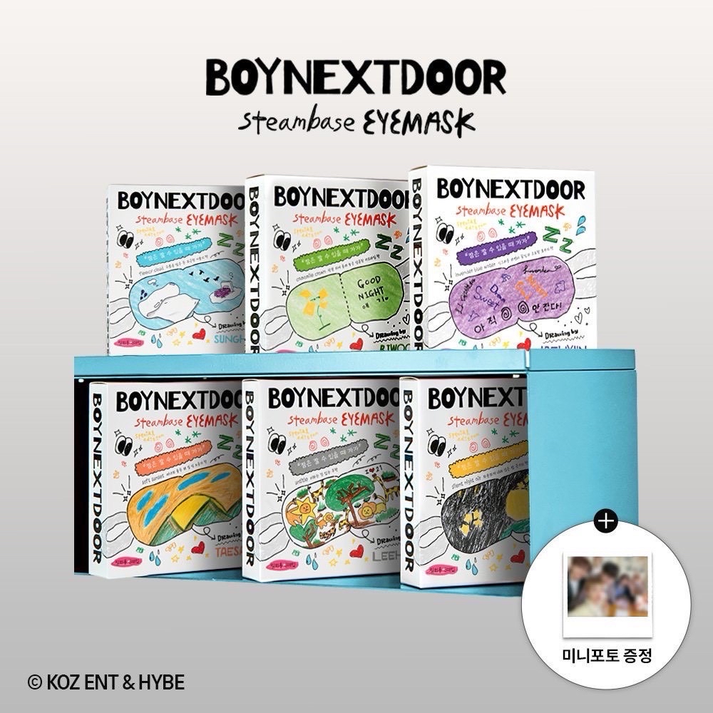 全新現貨STEAMBASE X BOYNEXTDOOR 蒸汽眼罩