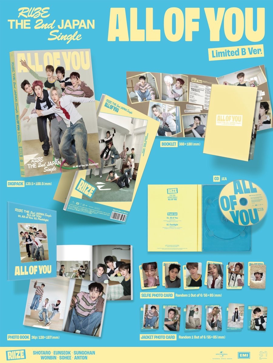 all of you 初回限定B盤 *拆卡團燦位*