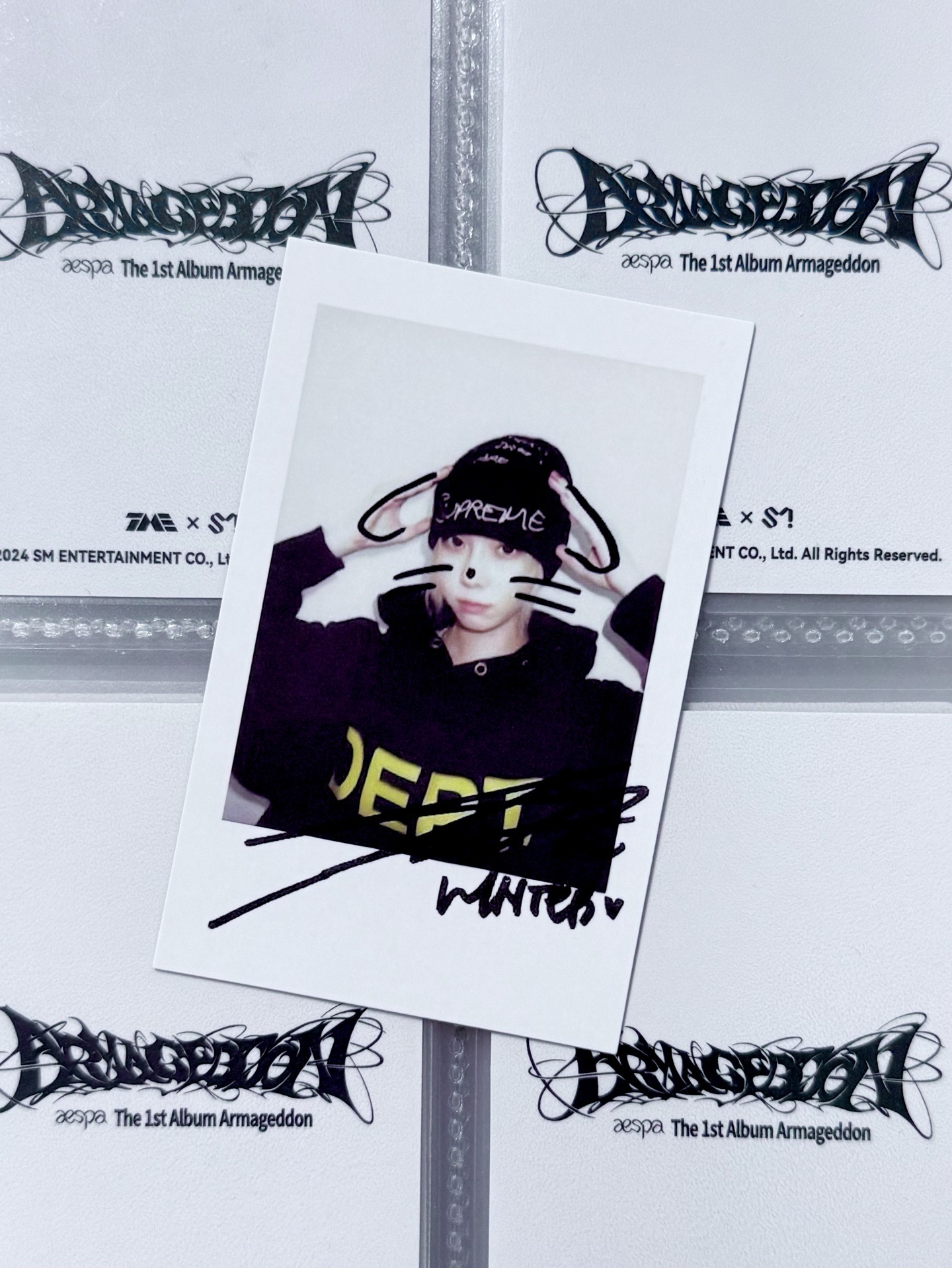 WINTER KMS簽售復刻拍立得