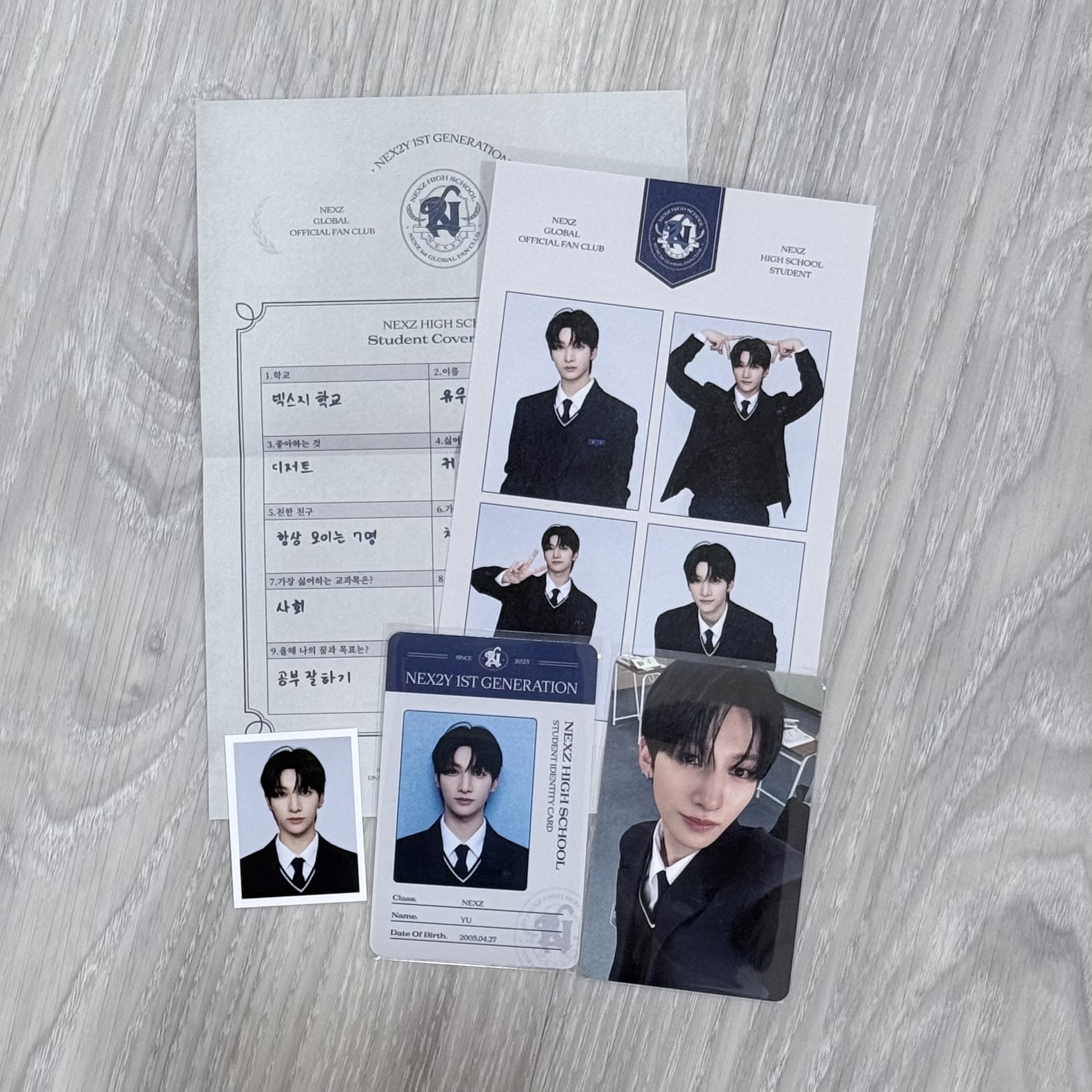 YU 一期會員禮 個人set