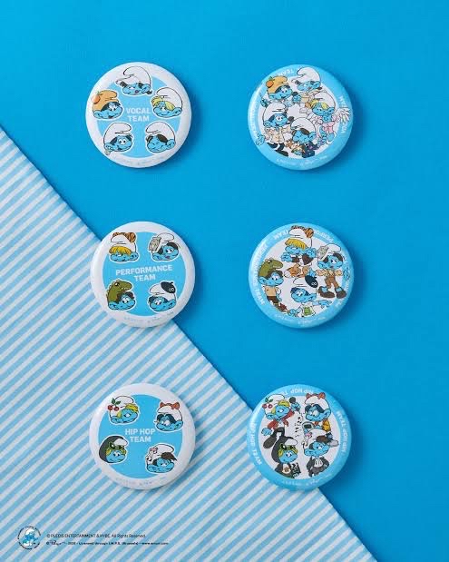 藍色小精靈xSEVENTEEN 表演隊全身徽章