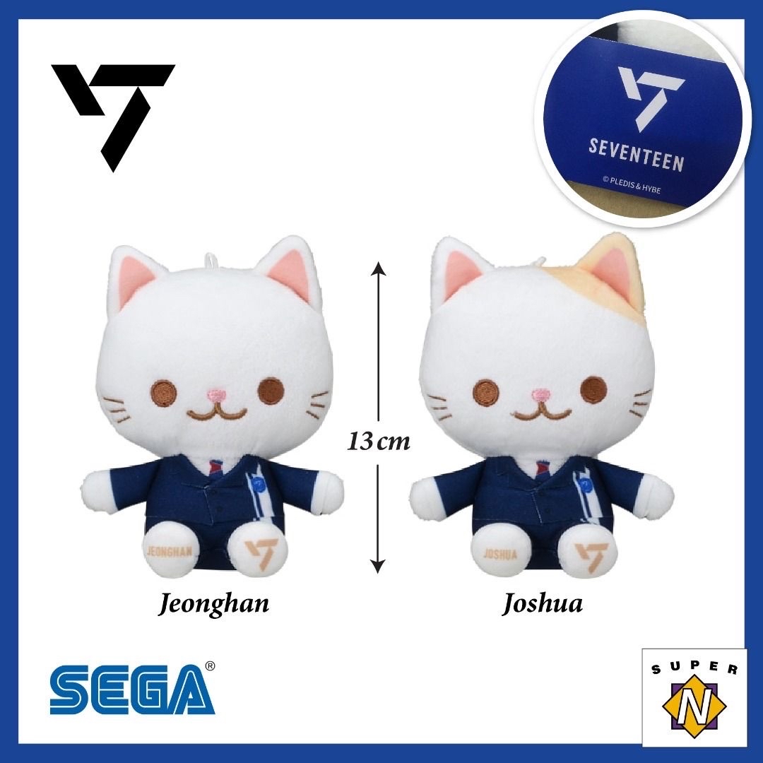 svt sega 貓吊飾娃娃