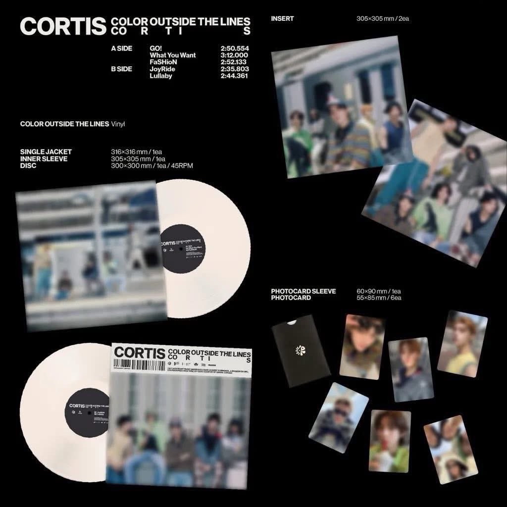 ［非現需等］CORTIS - COLOR OUTSIDE THE LINES 沙色白膠（美國通路）