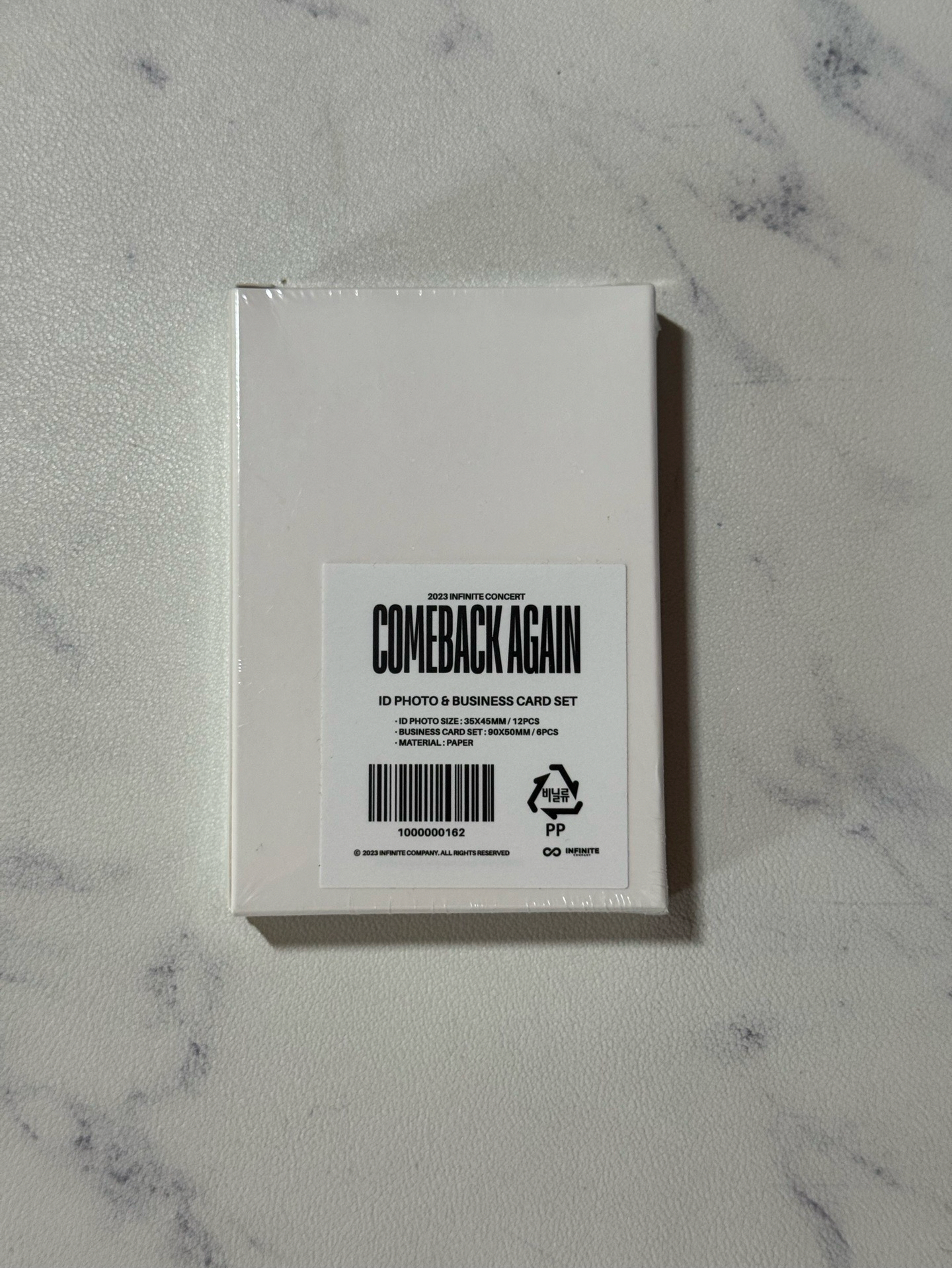 INFINITE - ID PHOTO & BUSINESS CARD SET 證件照組