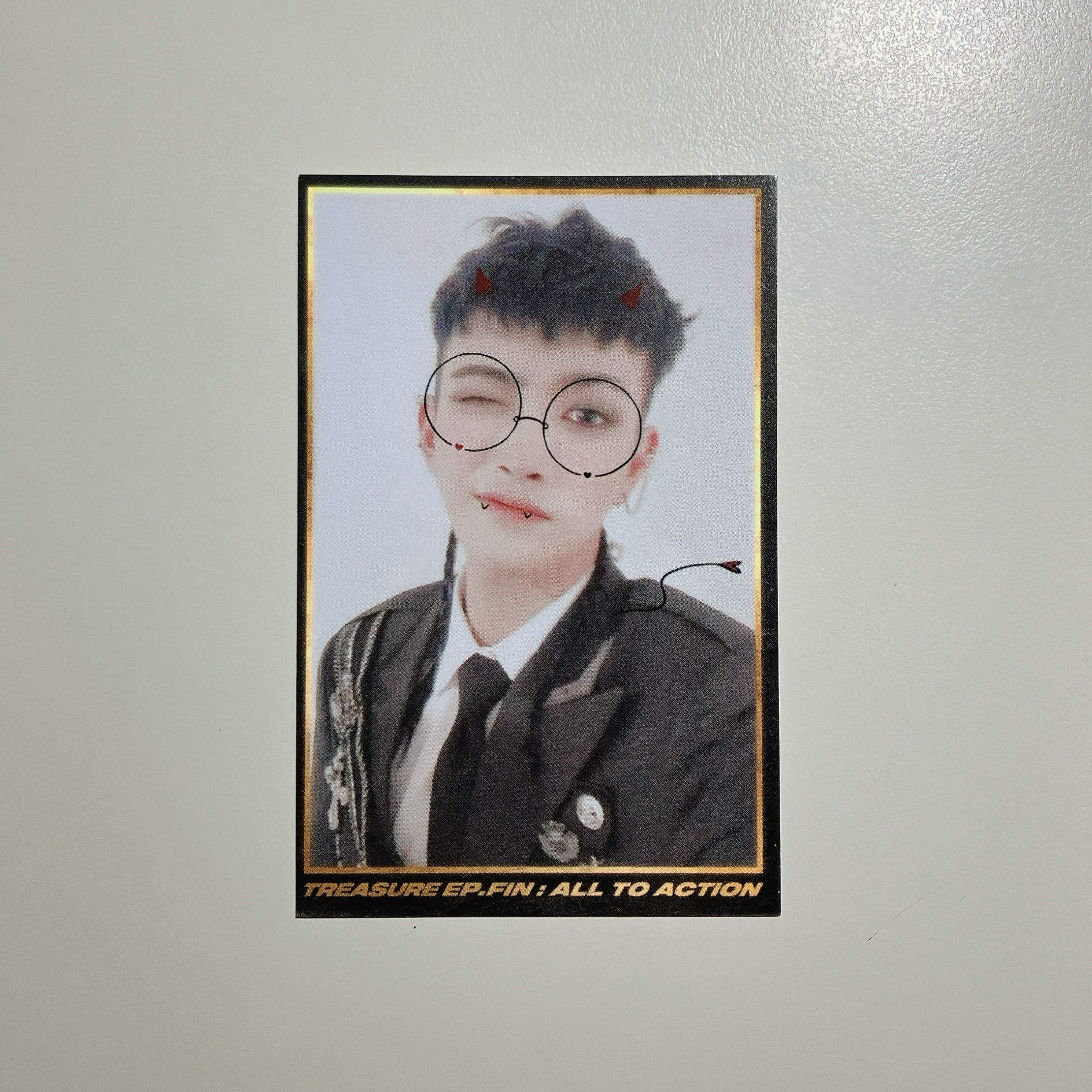 ATEEZ 弘中 Moon River 月河 一週年FM 公放卡/打歌卡