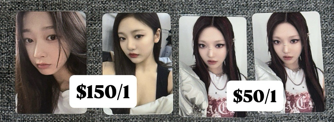 aespa MY WORLD專卡 特典卡 簽售卡