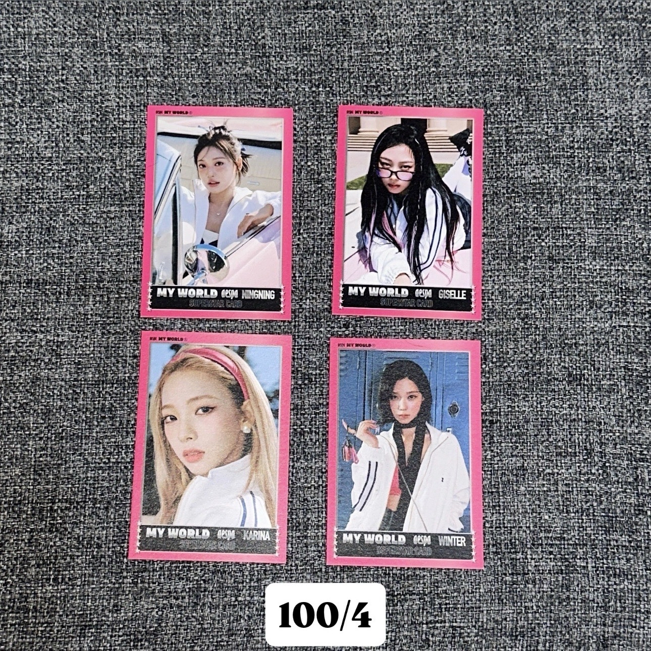 aespa MY WORLD專卡 特典卡 簽售卡