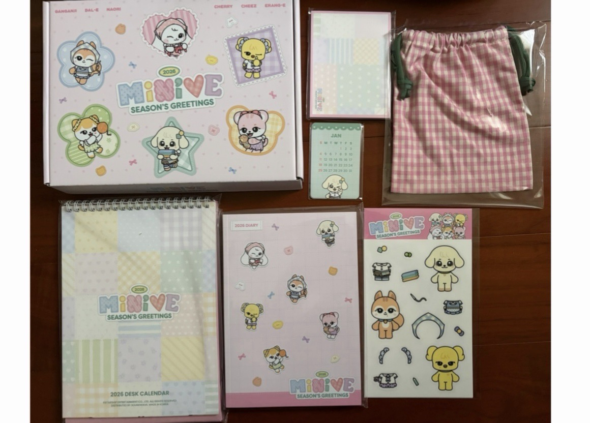 MINIVE '2026 SEASON'S GREETINGS'  年曆 