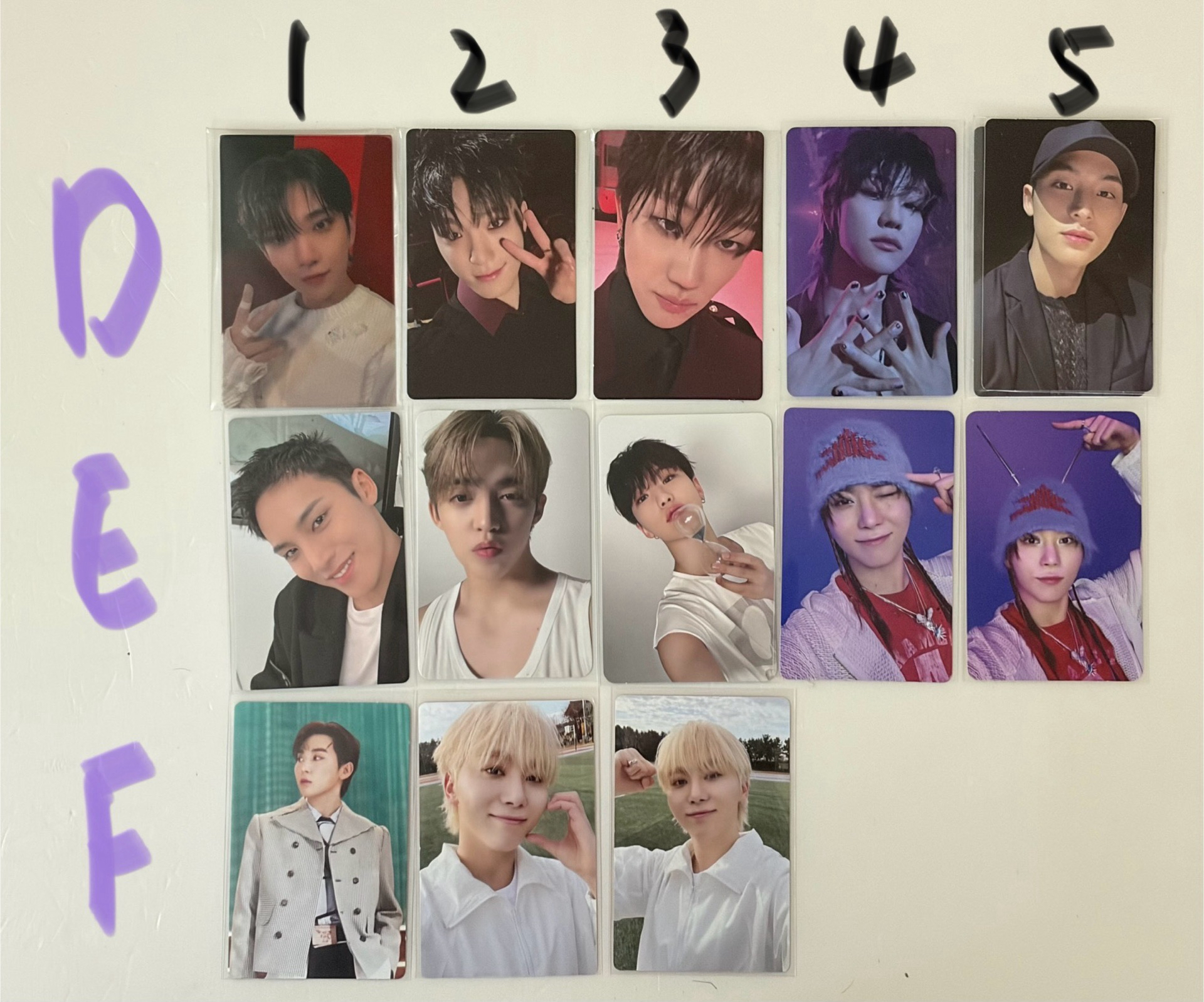 SEVENTEEN 小卡 特典