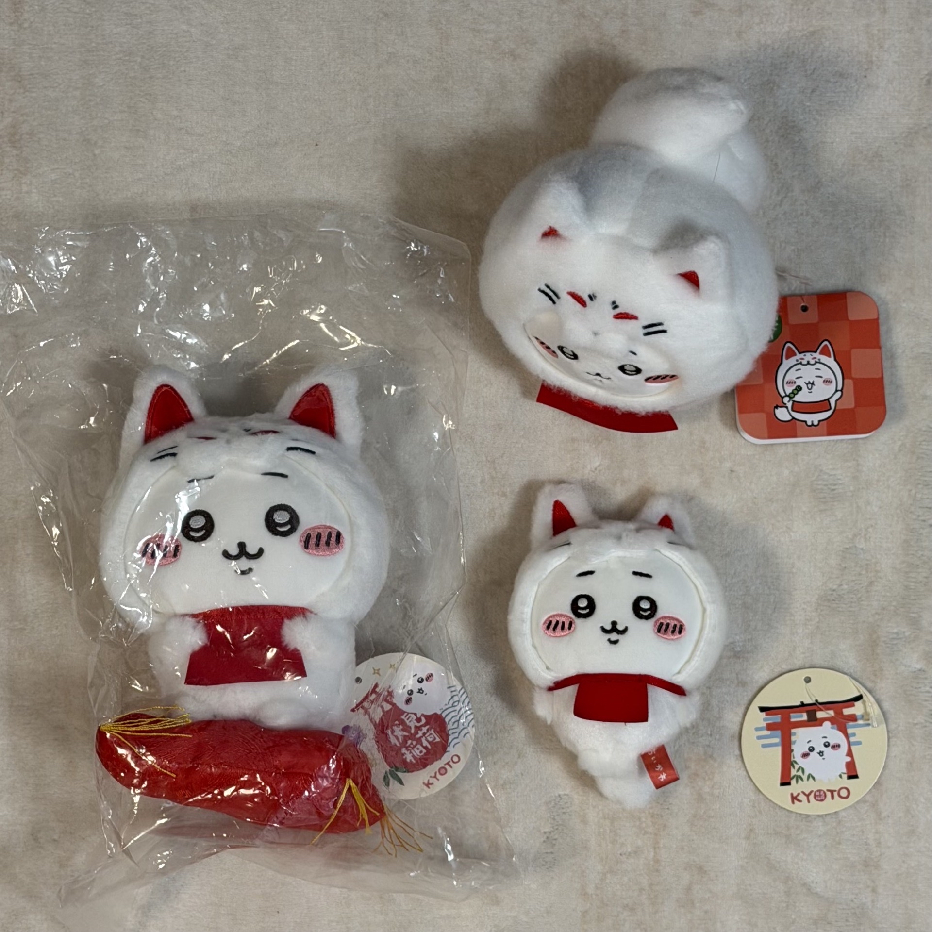 伏見稻荷 吉伊吊飾+S娃+不倒翁 