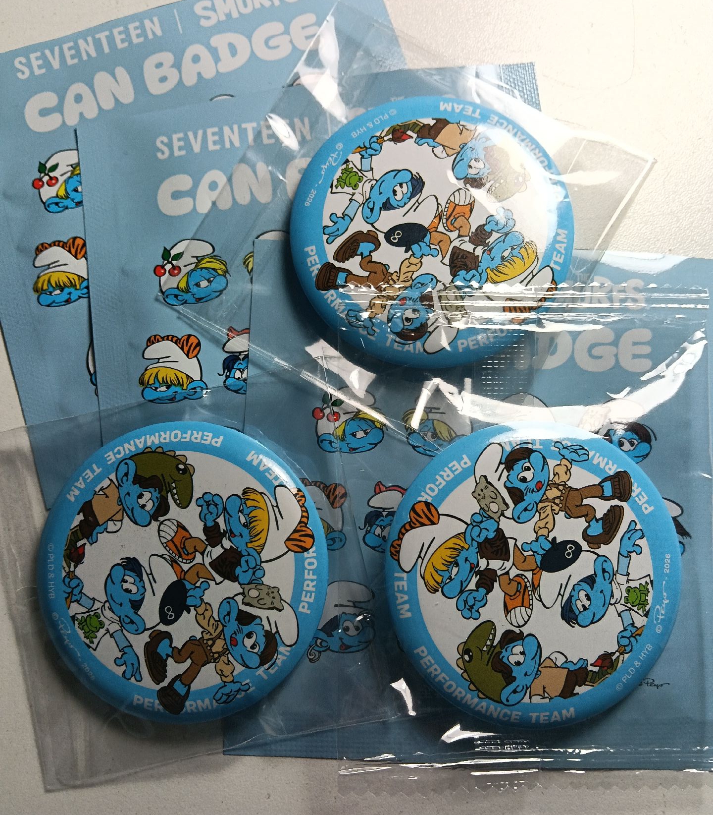 藍色小精靈徽章