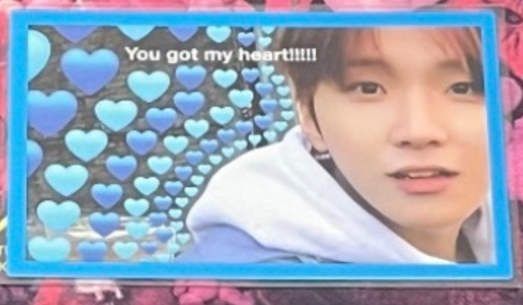 你捕獲了我的芳心💋