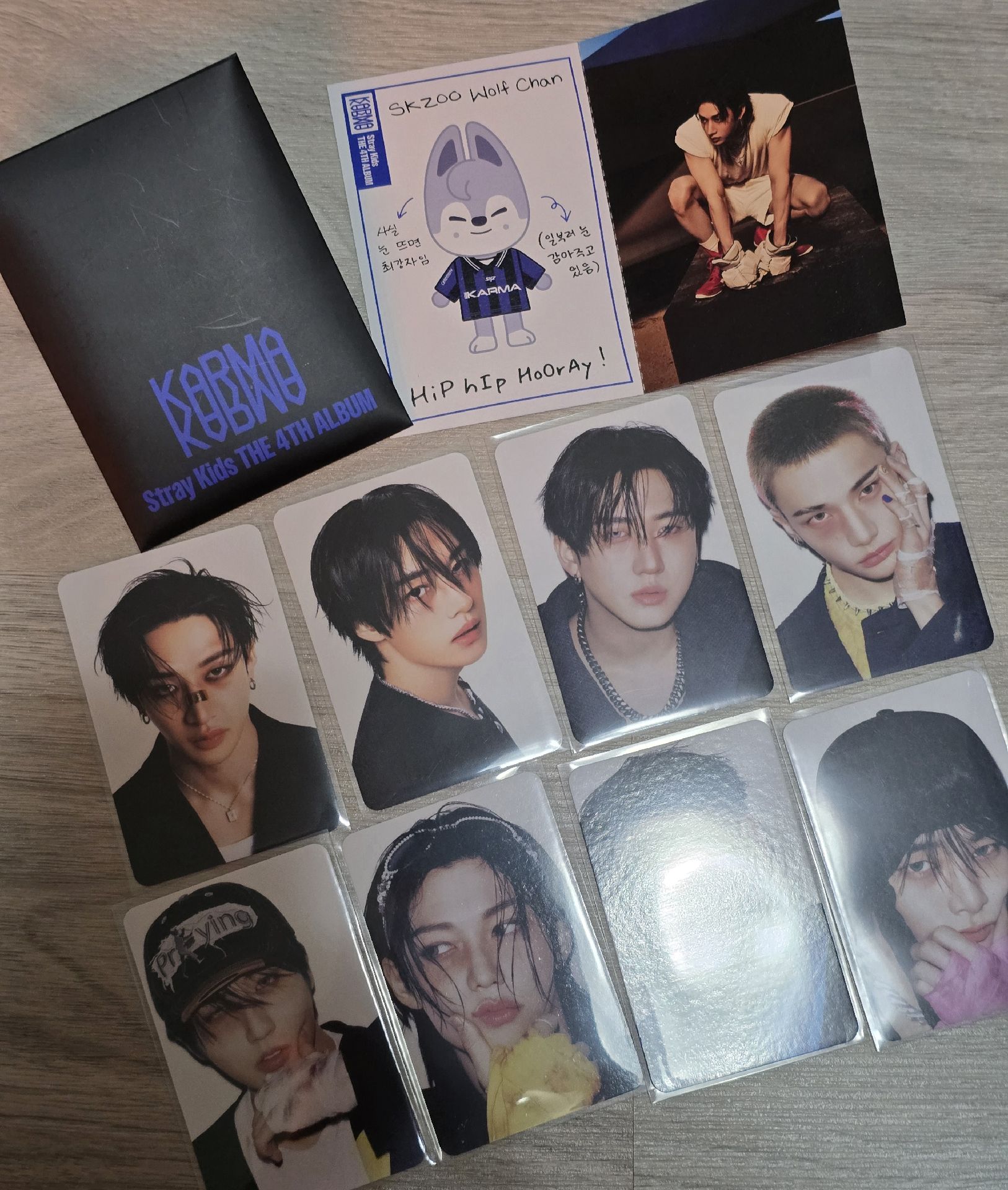 🧭Stray kids Karma電子專專卡+燦狼專卡證 
