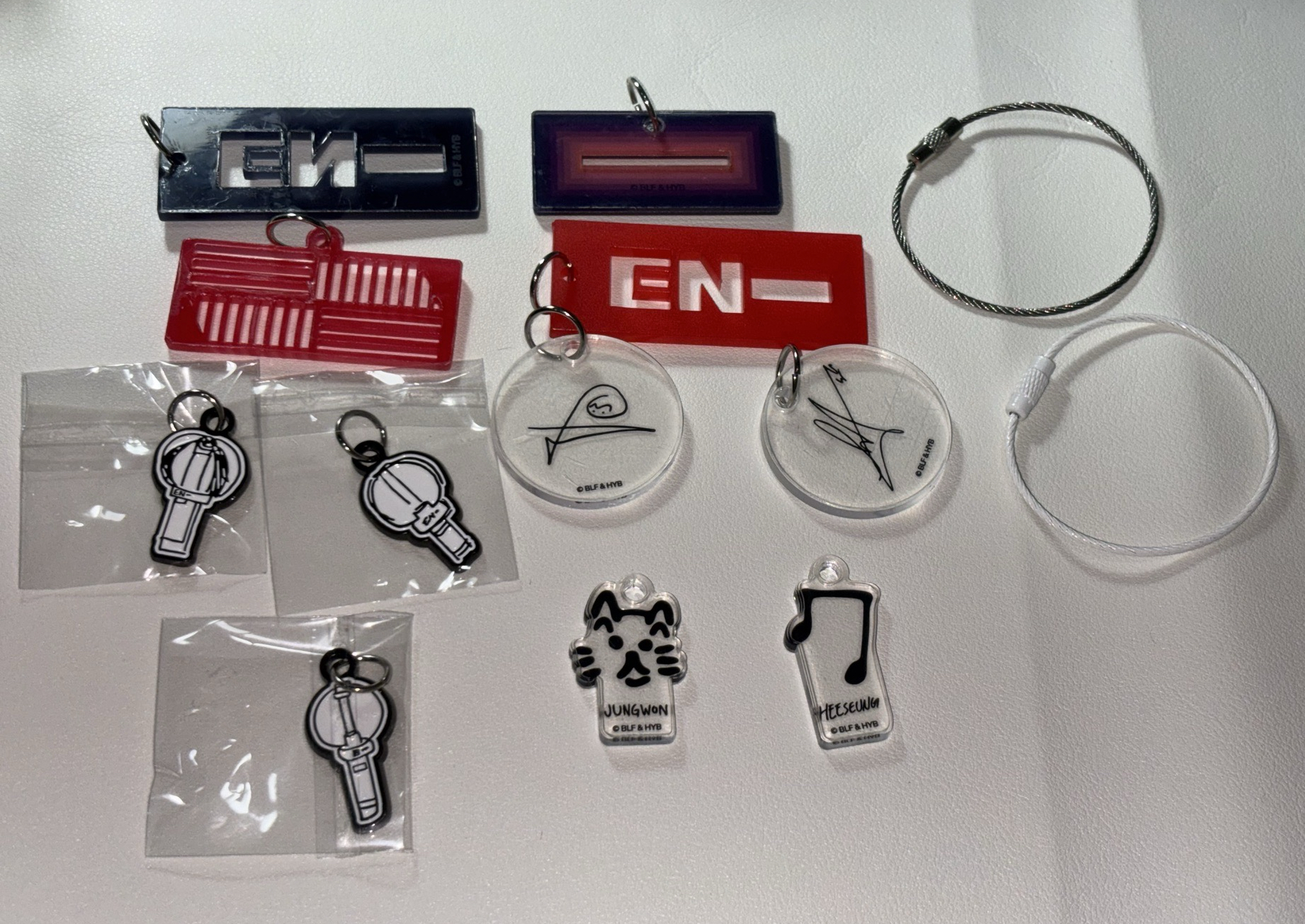 ENHYPEN POP UP ｜鑰匙圈吊飾 李羲承、梁禎元、西村力