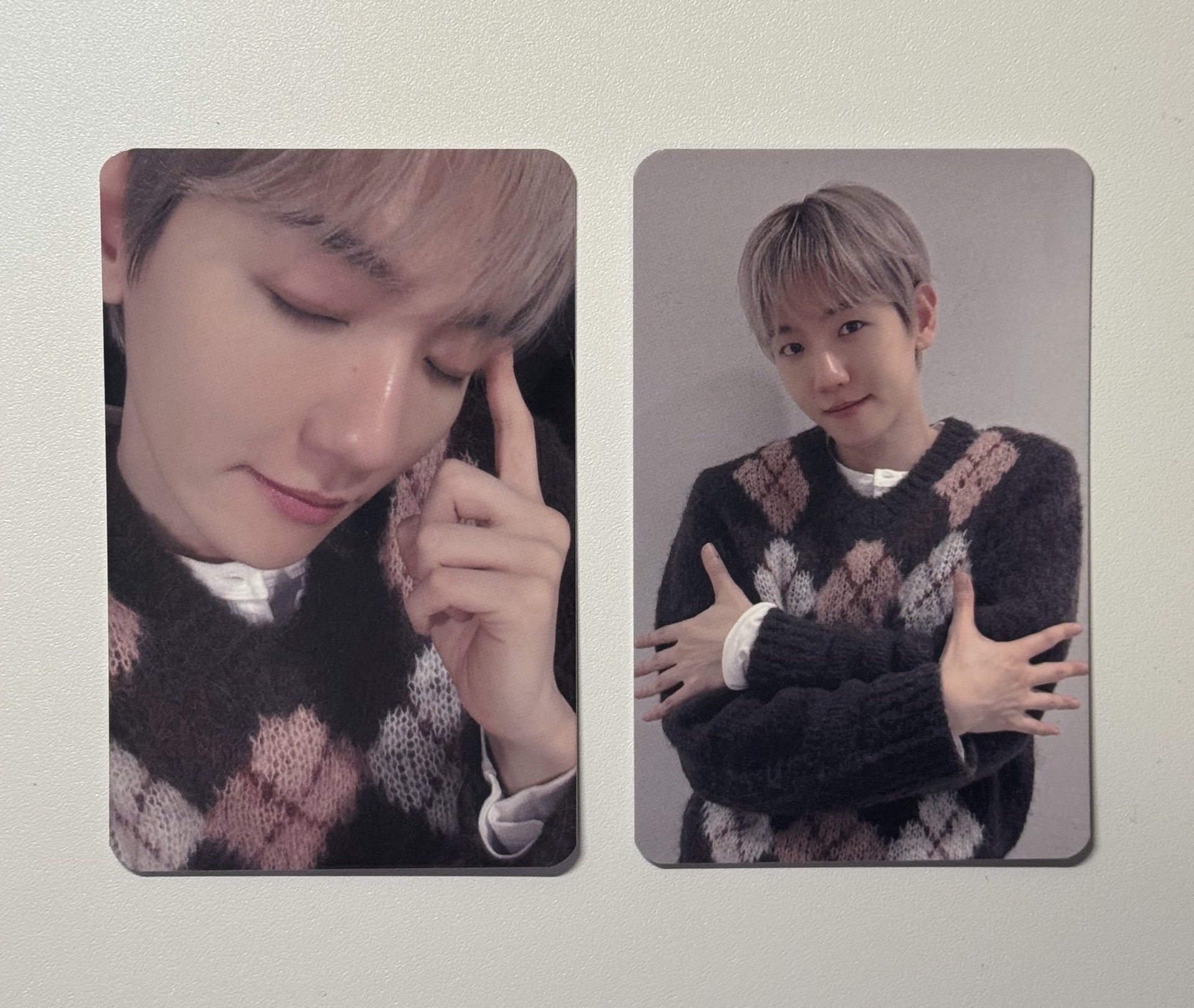 伯賢東京簽售卡一套