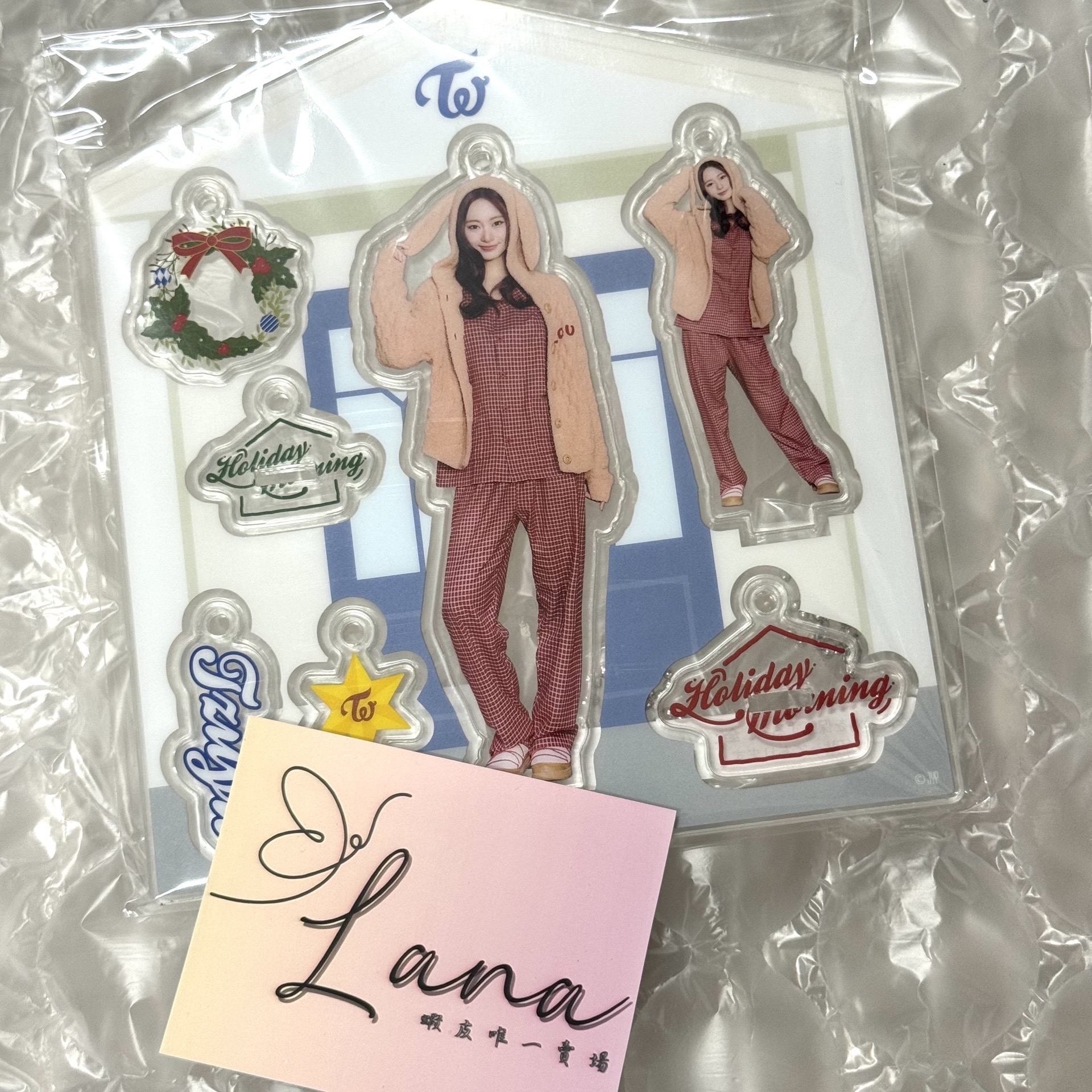 2025冬日快閃 立牌 子瑜聖誕吊飾立牌