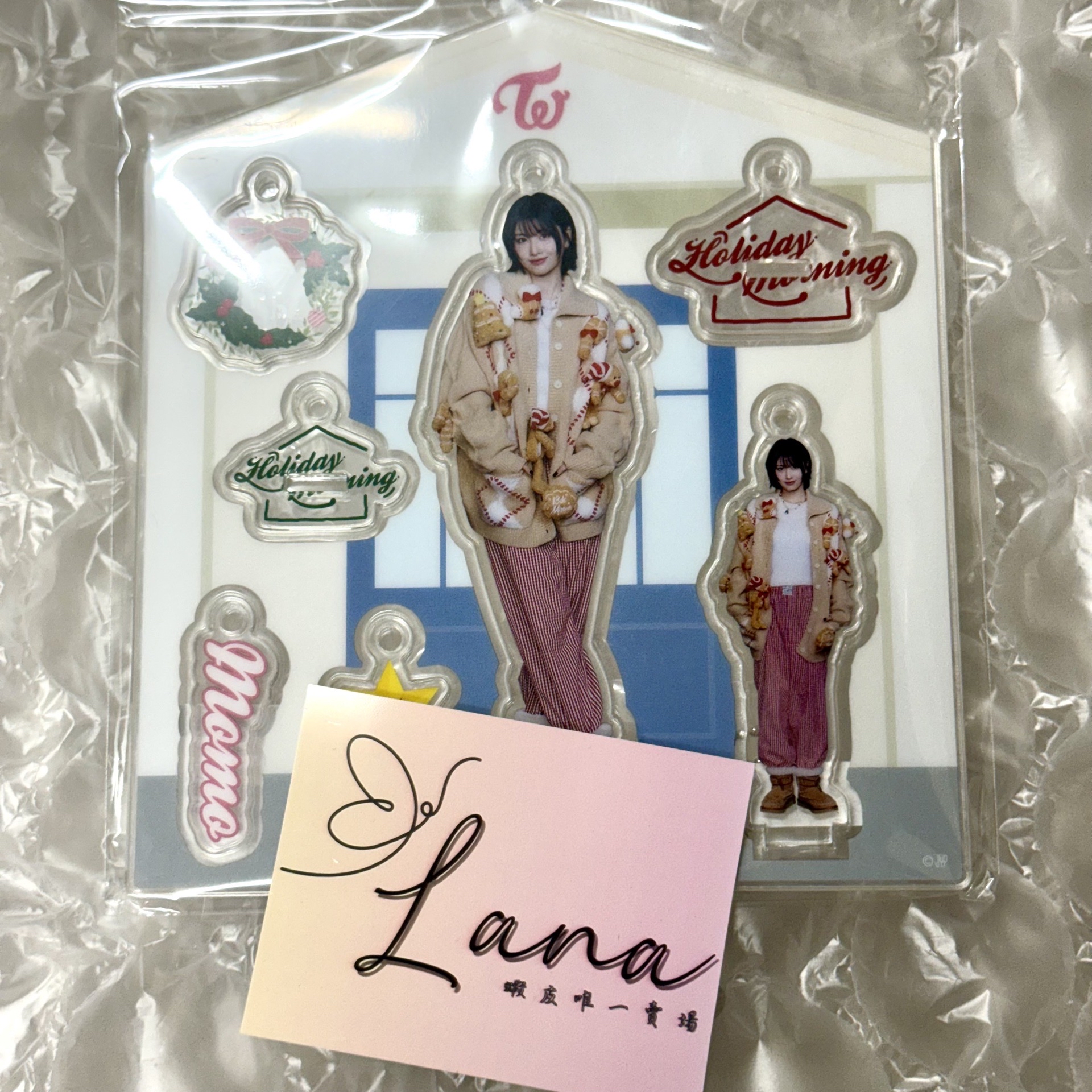 2025冬日快閃 立牌 Momo聖誕吊飾立牌