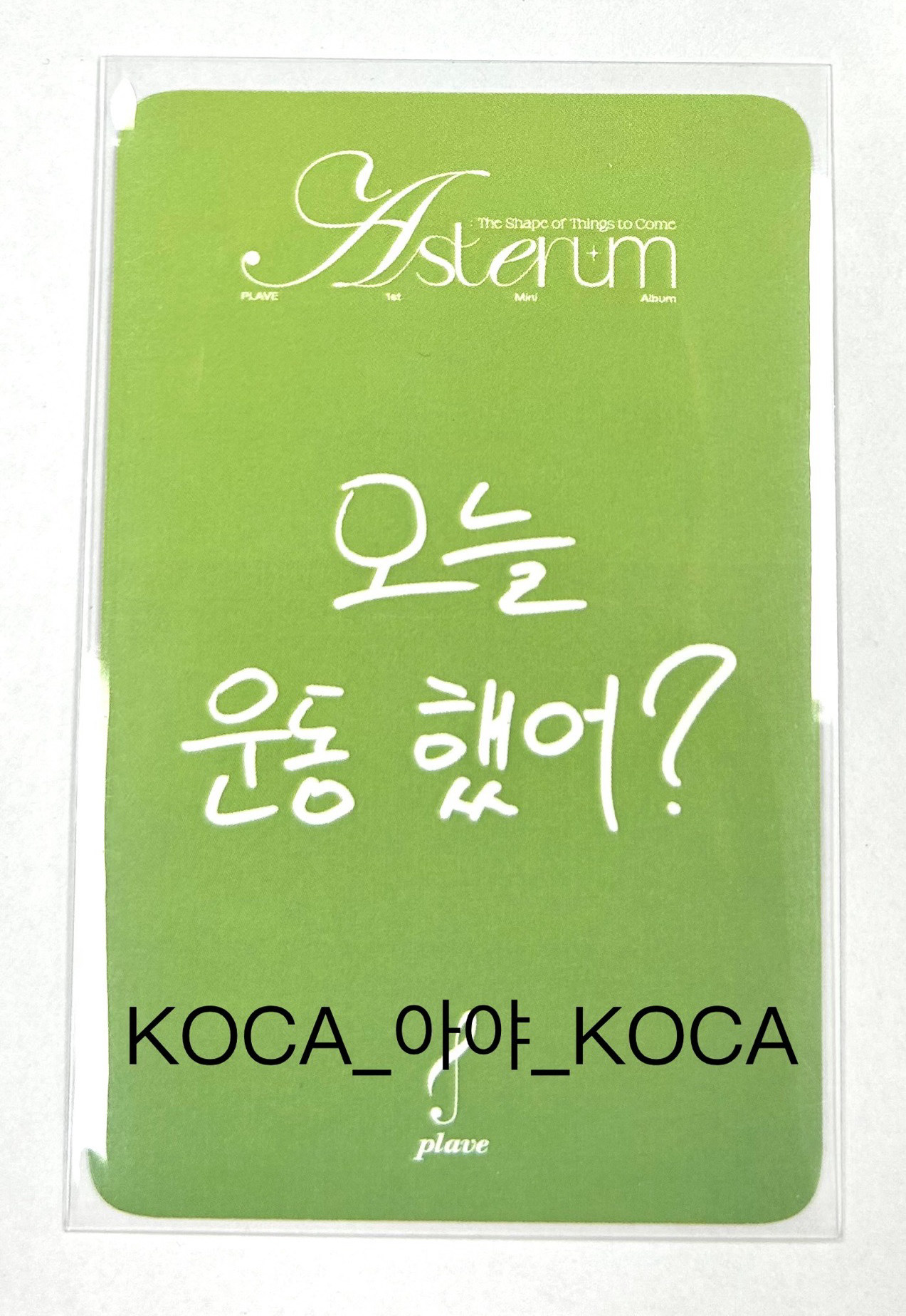 PLAVE 六夏 k4 幸運卡 諾亞