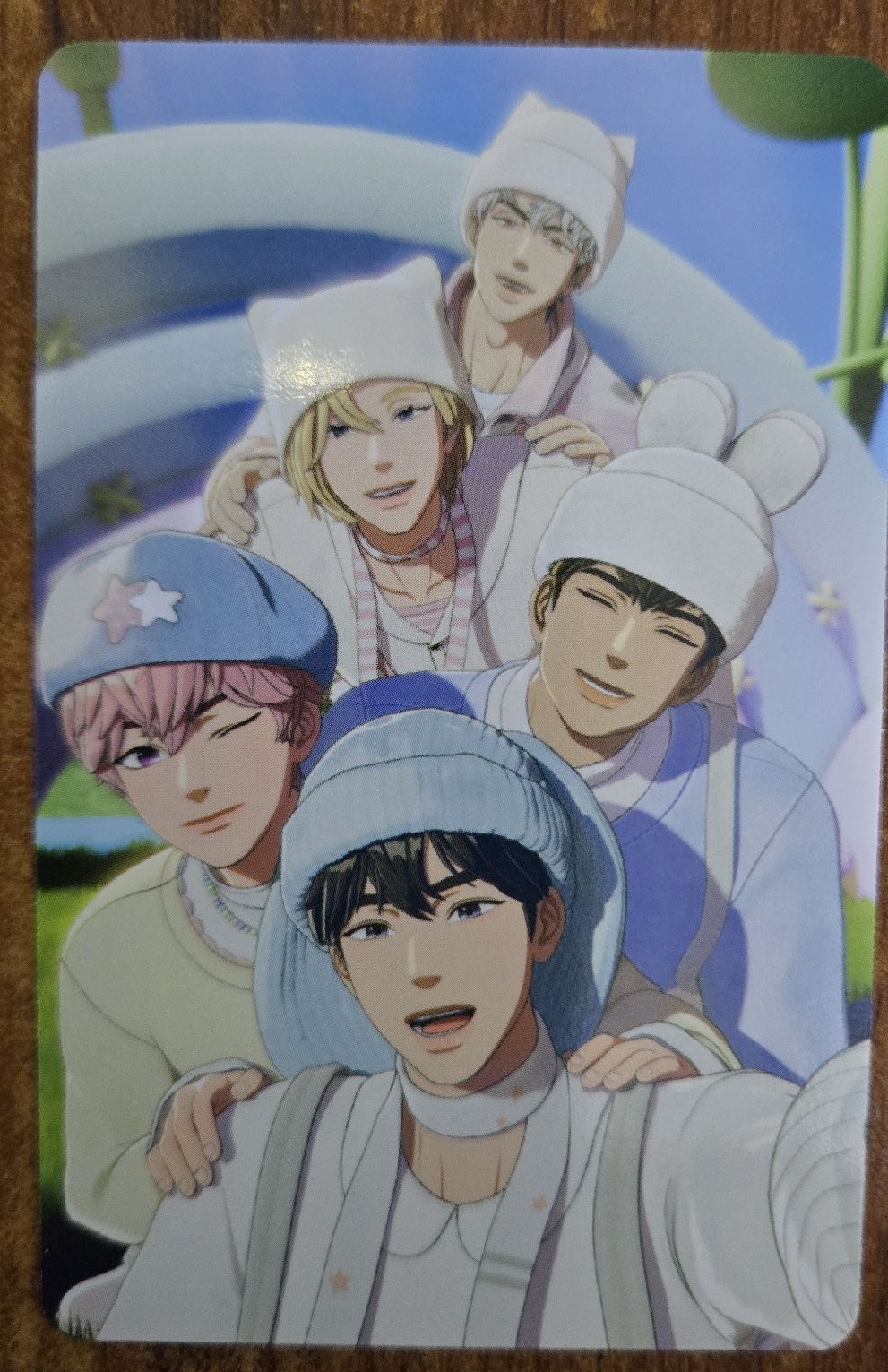 BBUU五人團卡（藍）