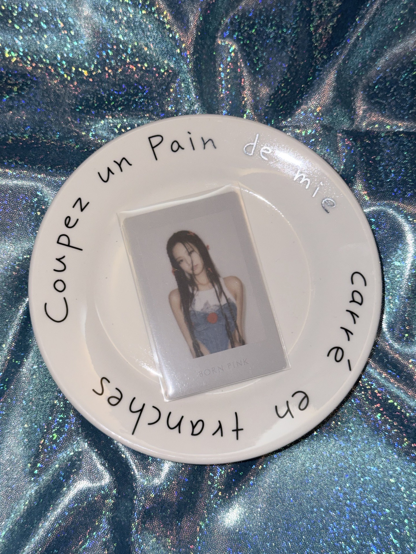 金珍妮 born pink yg特典卡