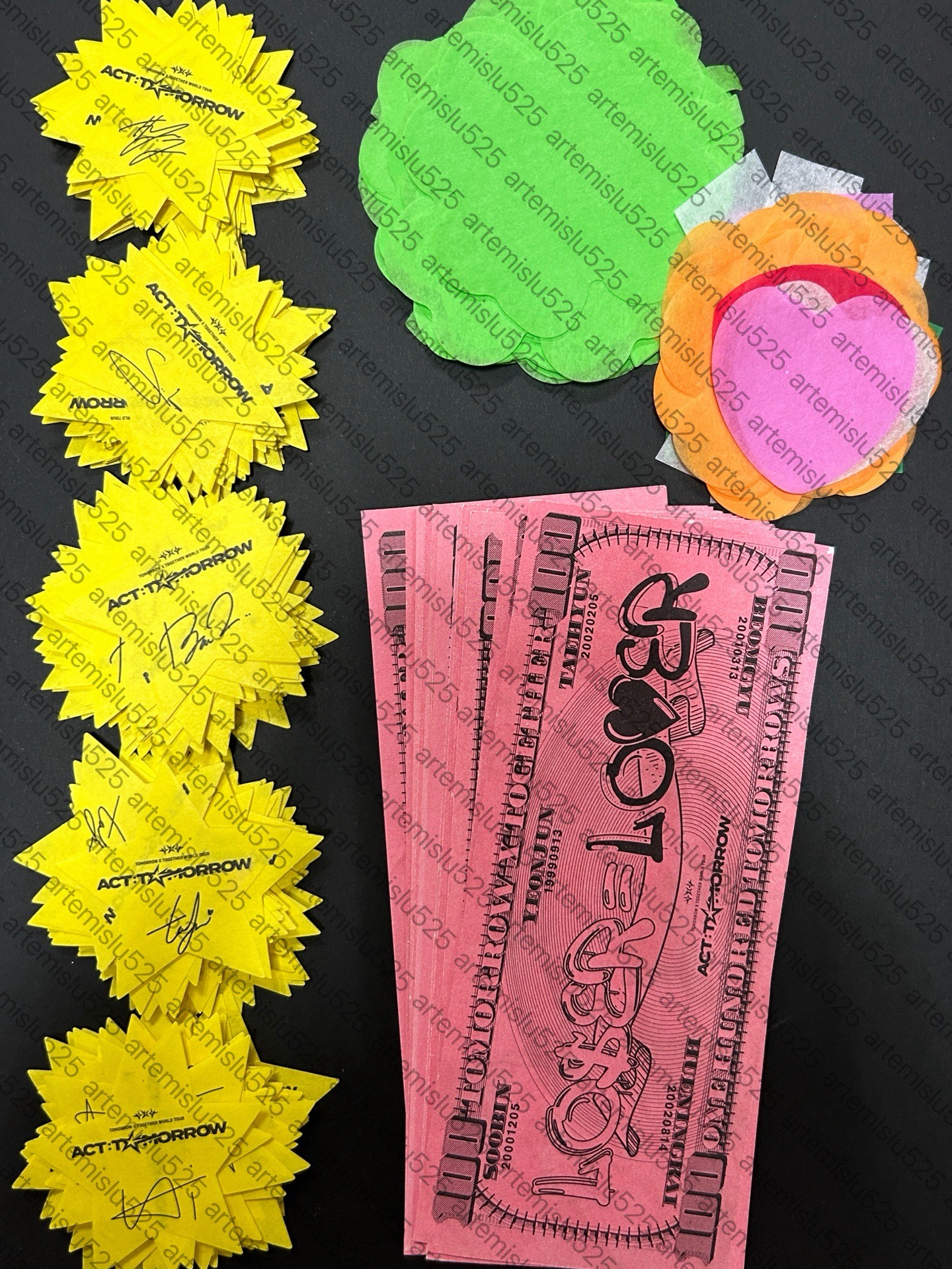 TXT｜崔然竣 25’巡迴 台北粽卡（贈台北場紙鈔星星）