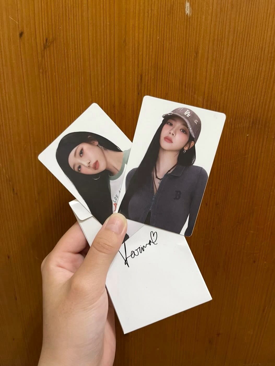 Karina MLB代言小卡一組