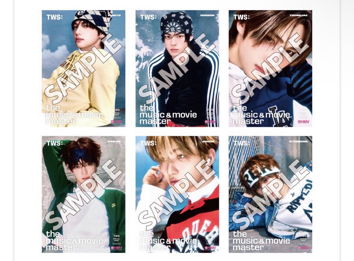TWS 迷你四 HMV海報一套