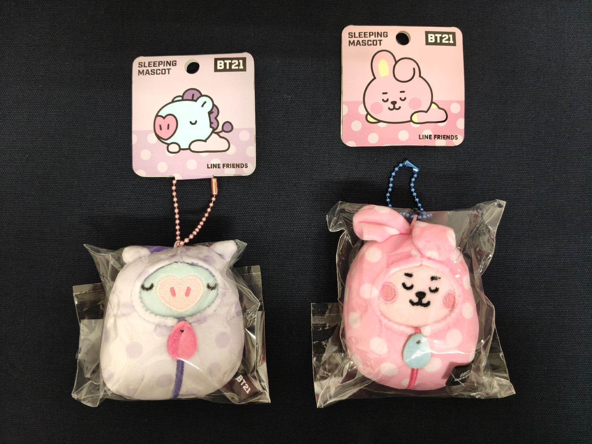 防彈少年團 BTS BT21 睡袋鈴鐺吊飾 搖會有聲音 MANG COOKY
