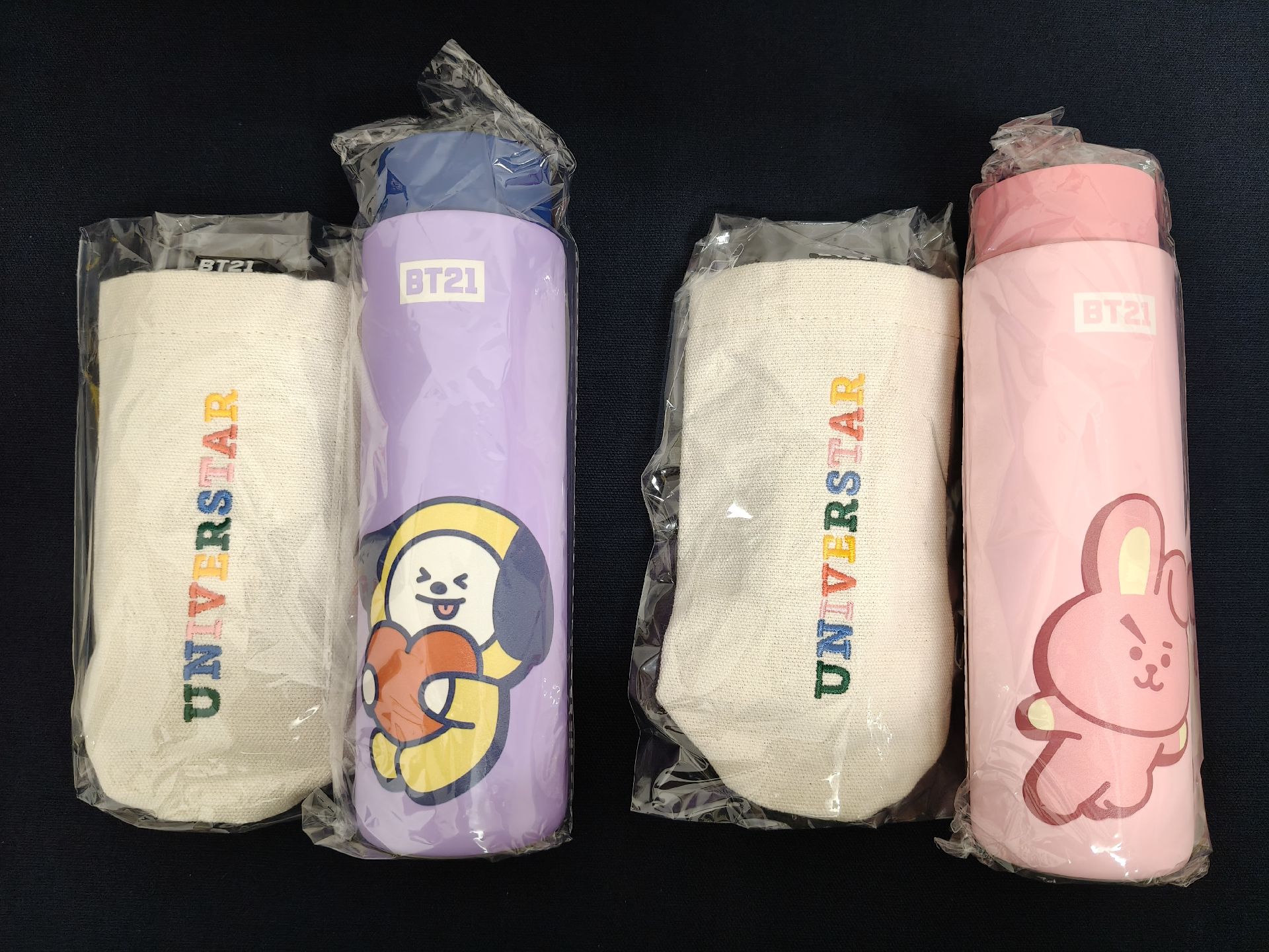 防彈少年團 BTS BT21 不鏽鋼真空保溫瓶 400ml CHIMMY COOKY
