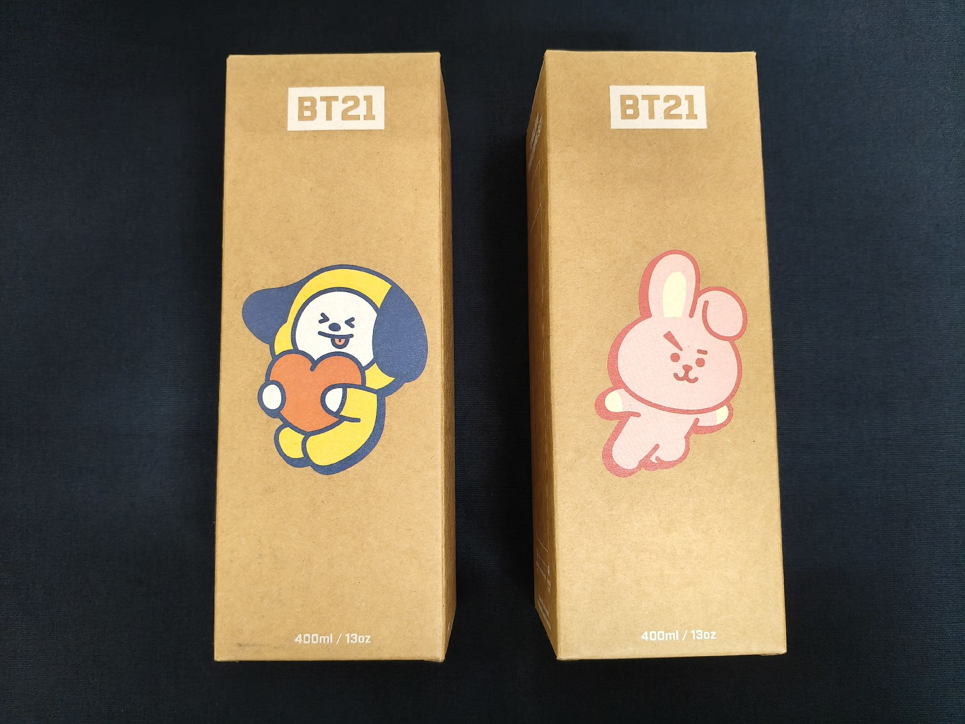 防彈少年團 BTS BT21 不鏽鋼真空保溫瓶 400ml CHIMMY COOKY