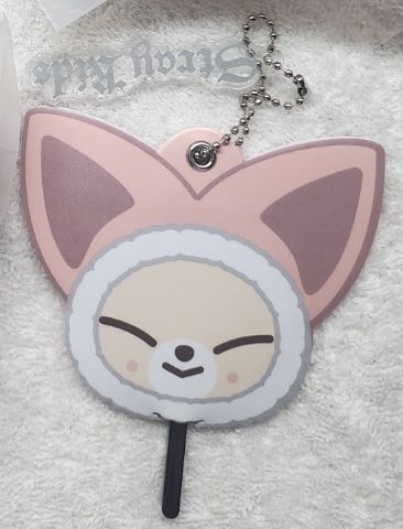 寅迷你扇子鑰匙圈