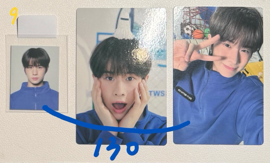 B9（一套三張）