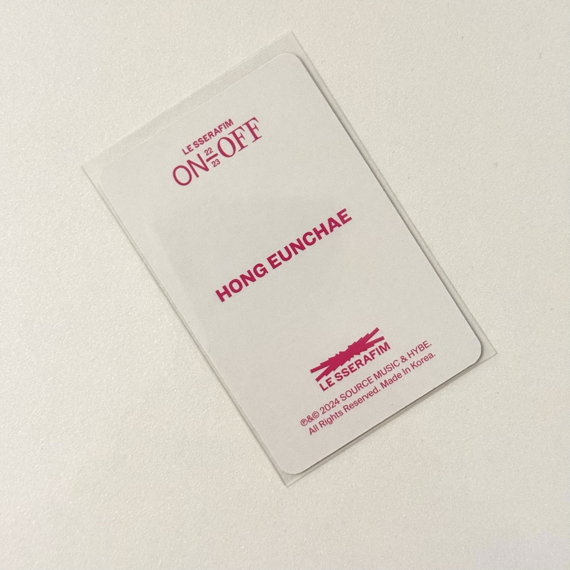 ON-OFF 22-23 周邊 採