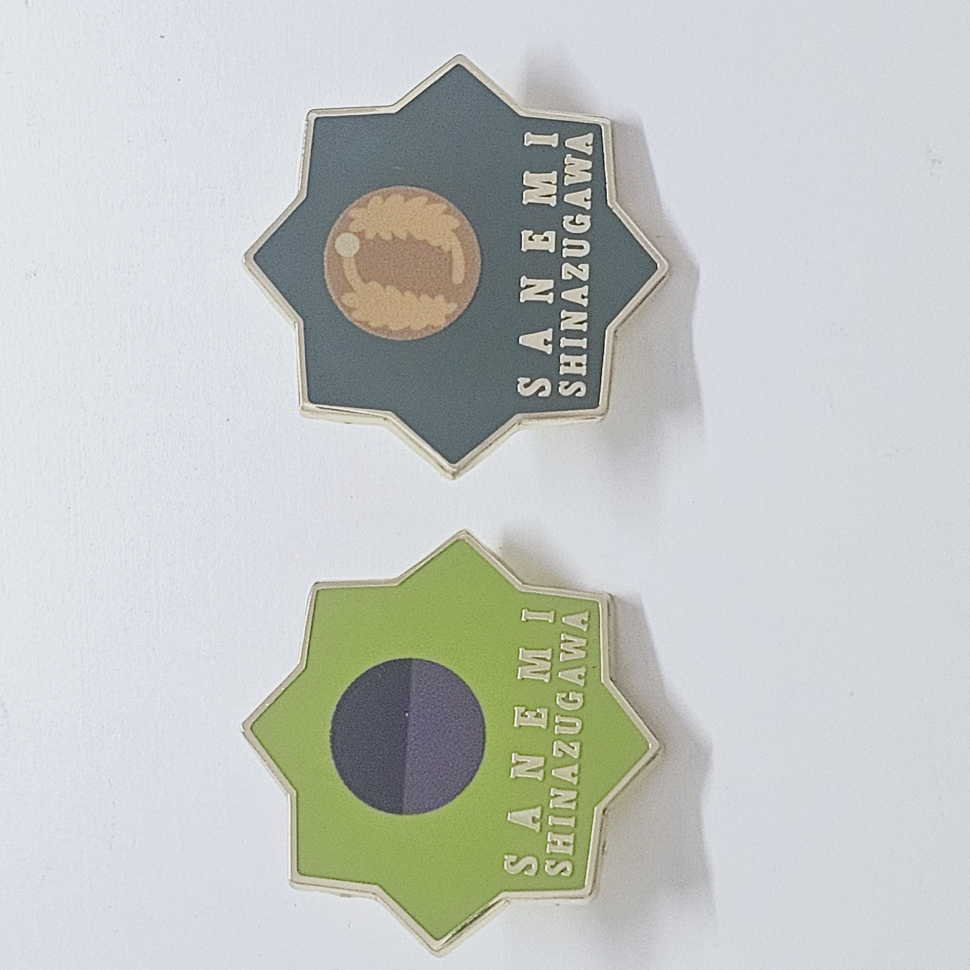 不死川實彌 金屬徽章